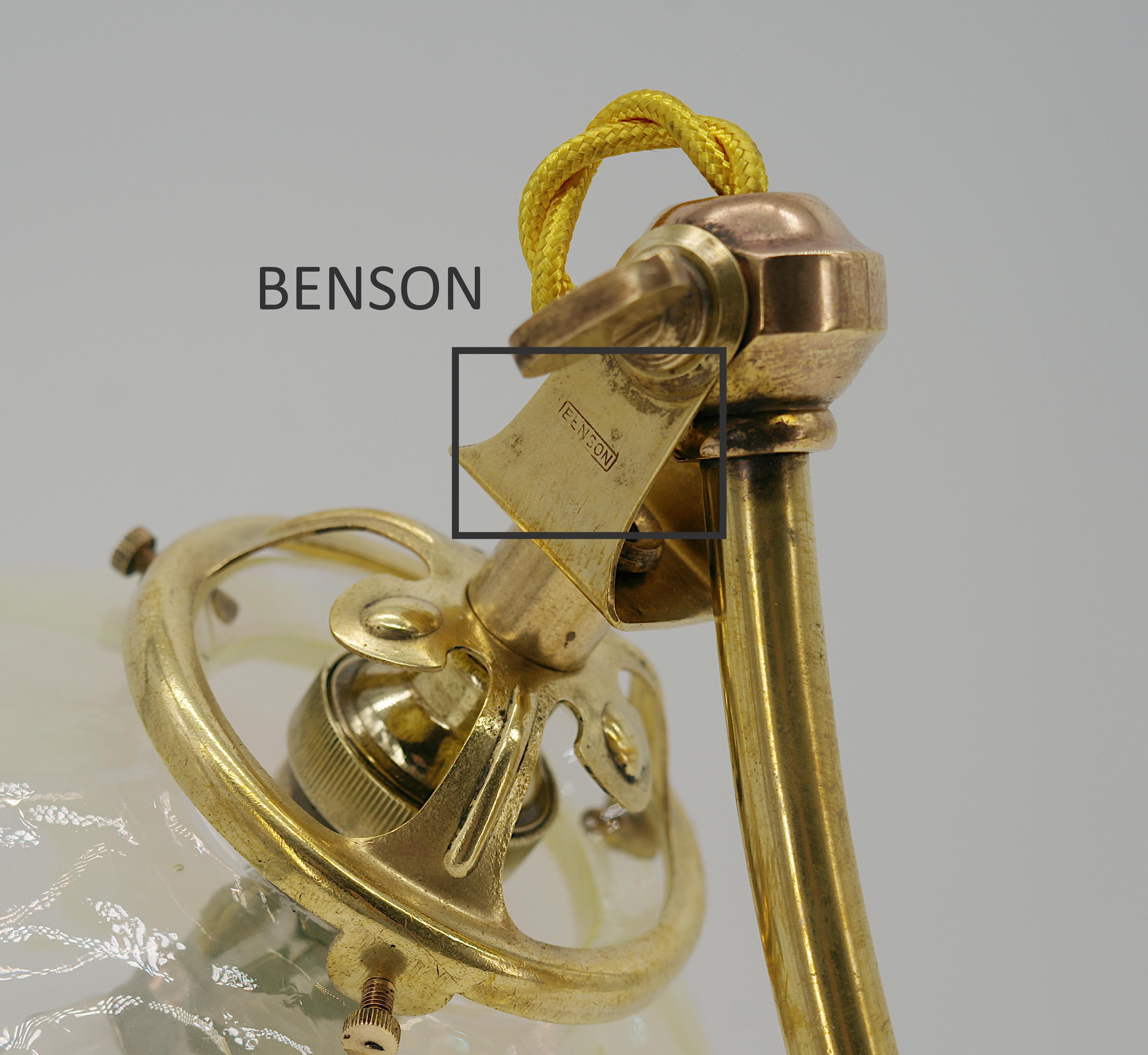 Lampada da tavolo o applique W.A.S. Benson, 1900 in vendita 3