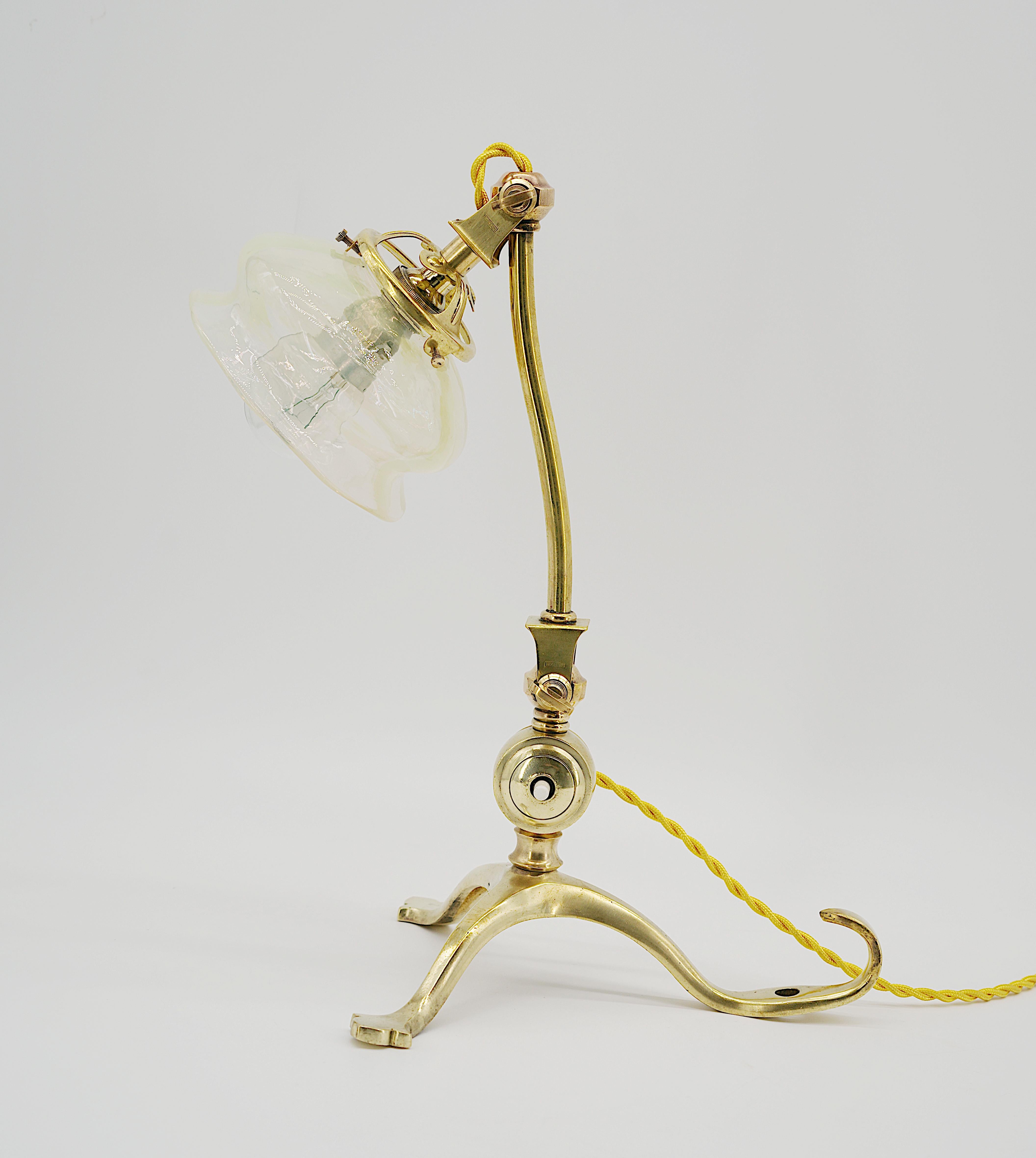 Fine XIX secolo Lampada da tavolo o applique W.A.S. Benson, 1900 in vendita