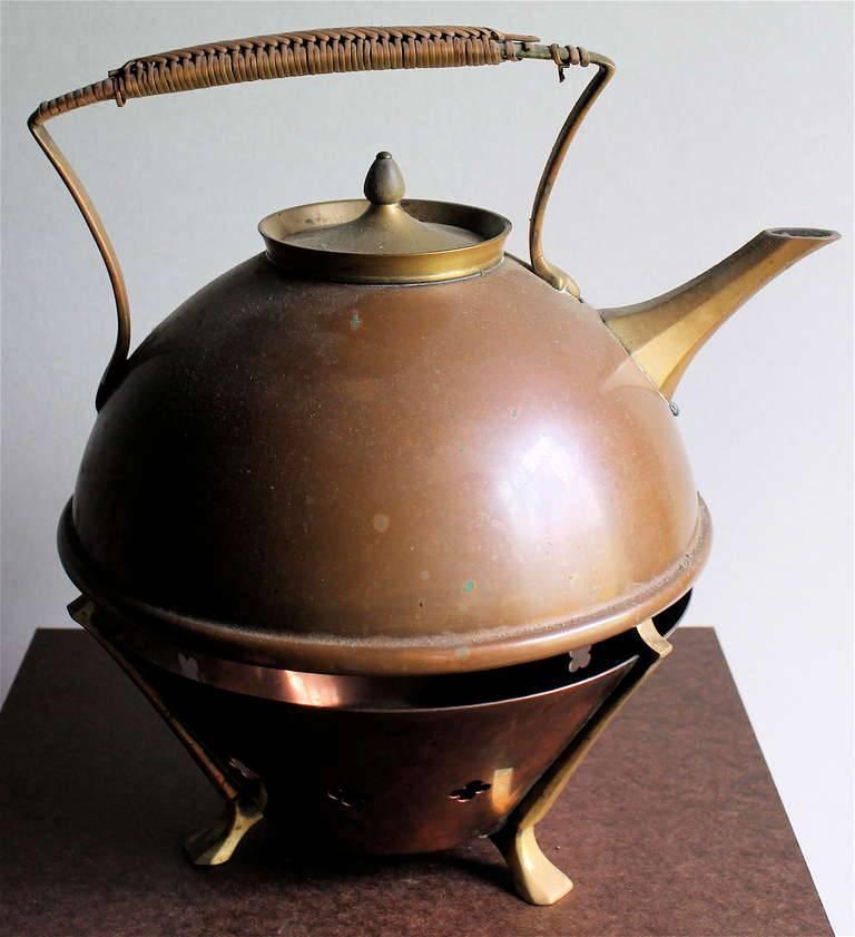 teapot and warming tray