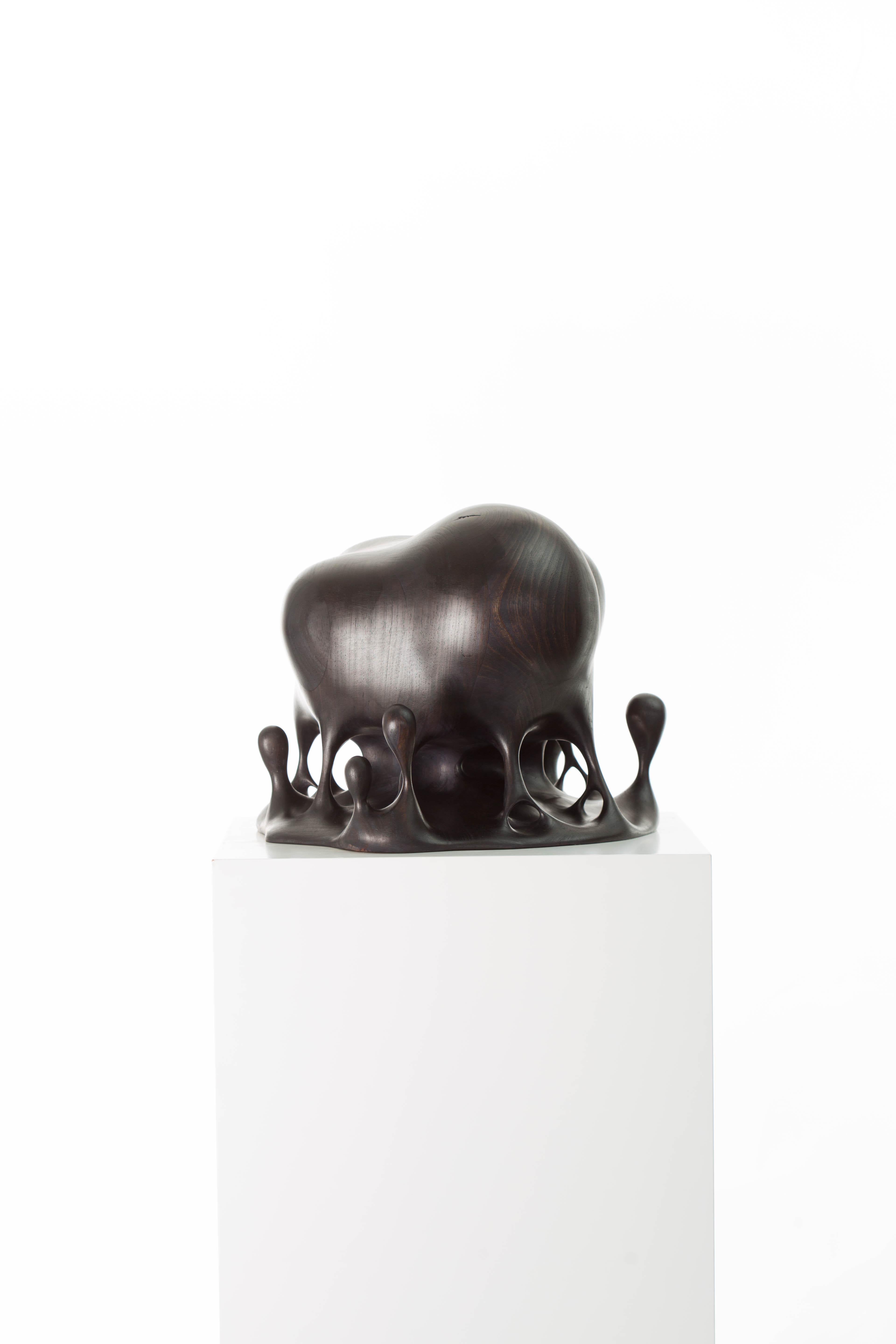 Was the love real? sculpture by Driaan Claassen
Limited Edition
Dimensions: D 32 x W 43 x H 36 cm
Materials: Wood: Kiaat
Weight: 7.5 kg

Born in Johannesburg in 1991, sculptor Driaan Claassen first studied 3D animation before apprenticing with