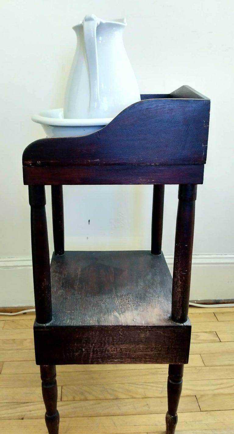 Wash Stand with Bowl and Pitcher at 1stDibs