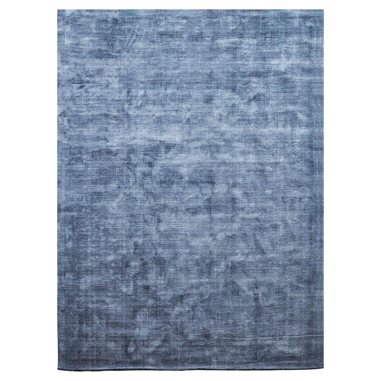 Washed Blue Karma Carpet by Massimo Copenhagen For Sale