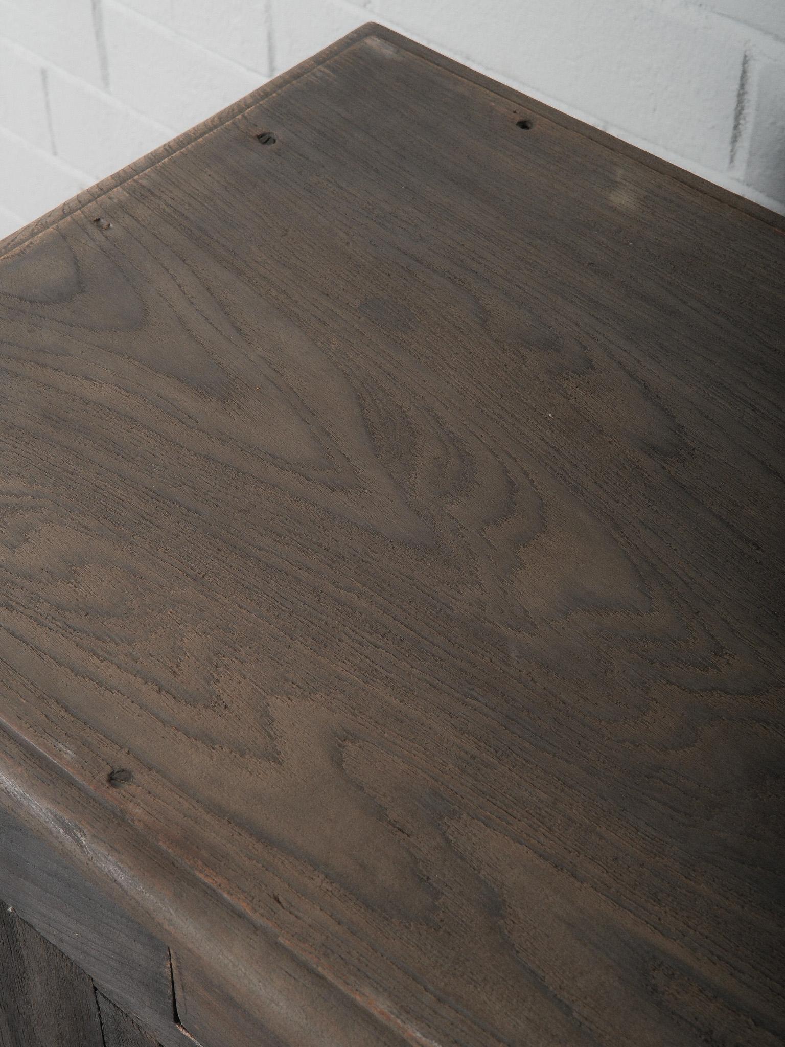 Indiano Washed Charcoal Wooden Sideboard in vendita