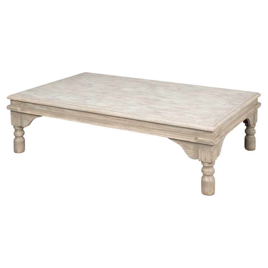 Washed Gray Lowrise Coffee Table