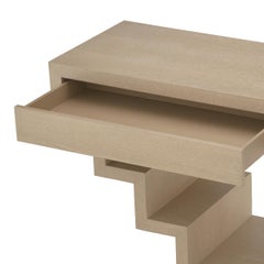 Washed Oak Console Table Design