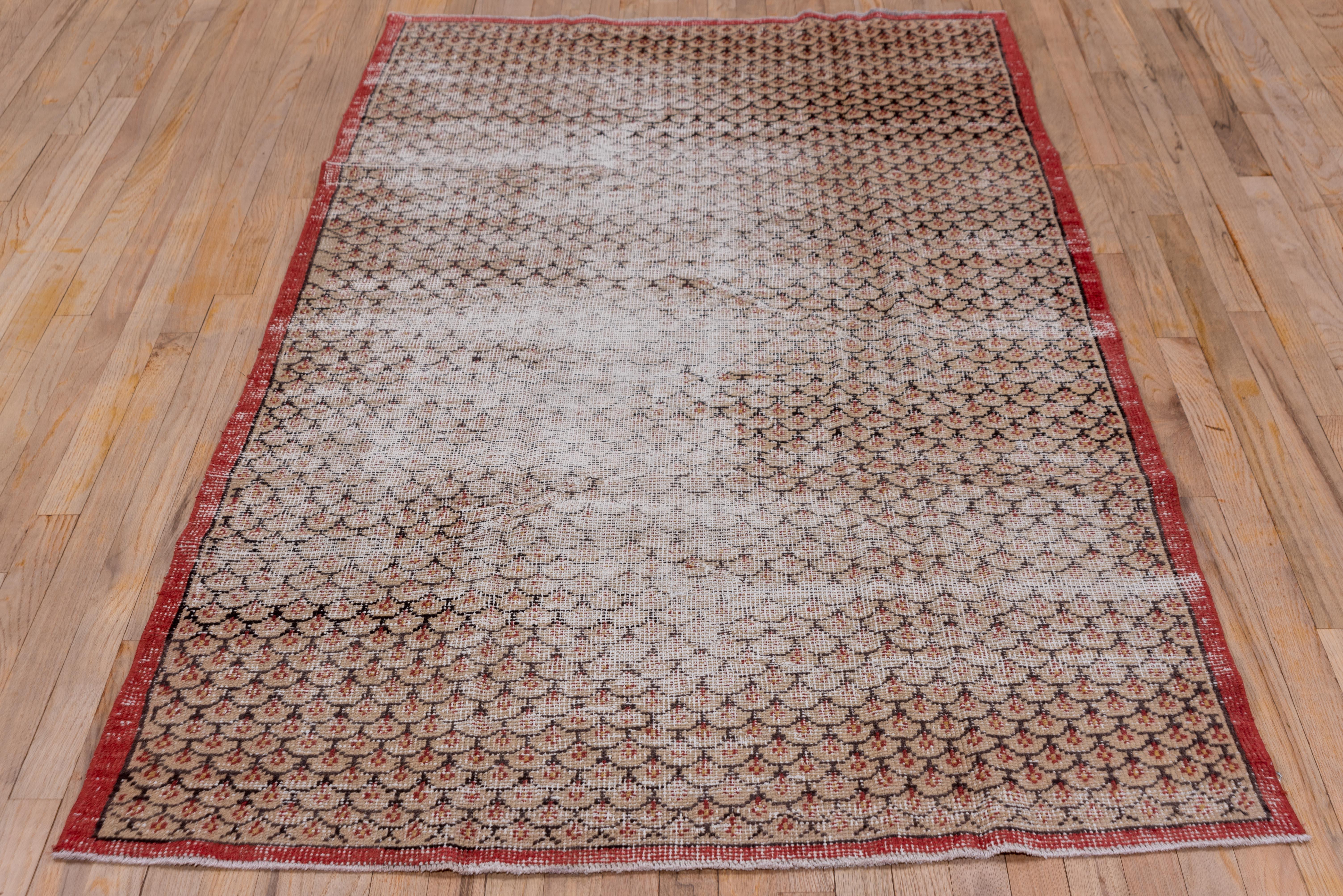 20th Century Washed Oushak Rug from Turkey - 1930 For Sale