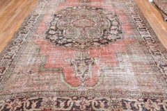 Washed Oushak with Brilliant Red