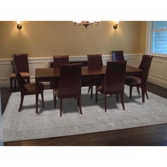 Washed Out Kerman Hand Knotted Pure Wool Oriental Rug