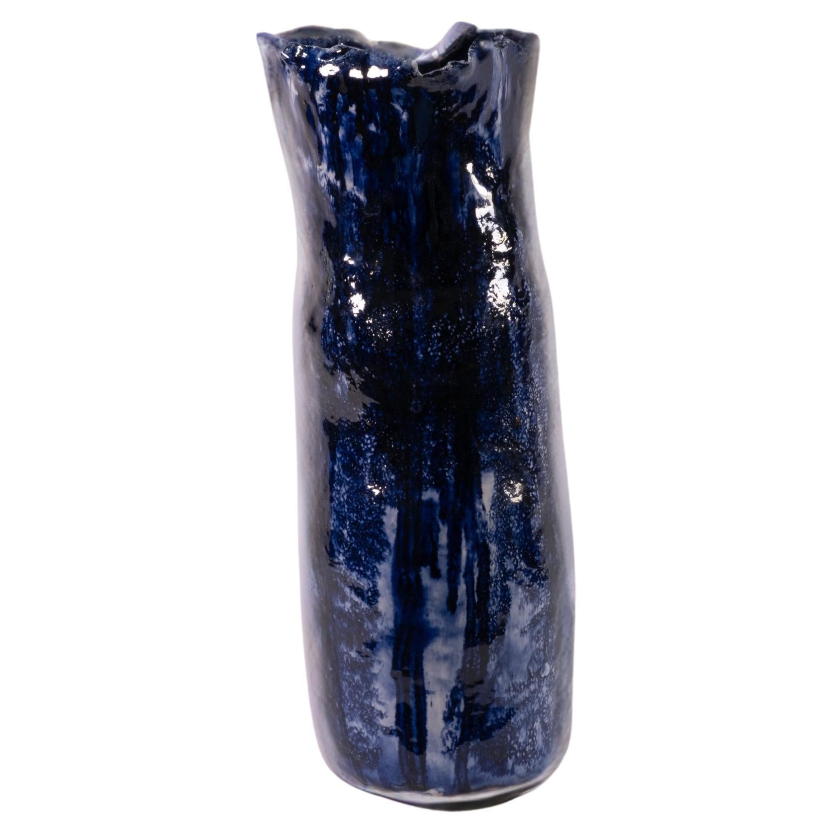 Washed Textured Vase by Alex Muradian For Sale