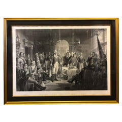 "Washington and His Generals" Engraving by A. H. Ritchie, circa 1870