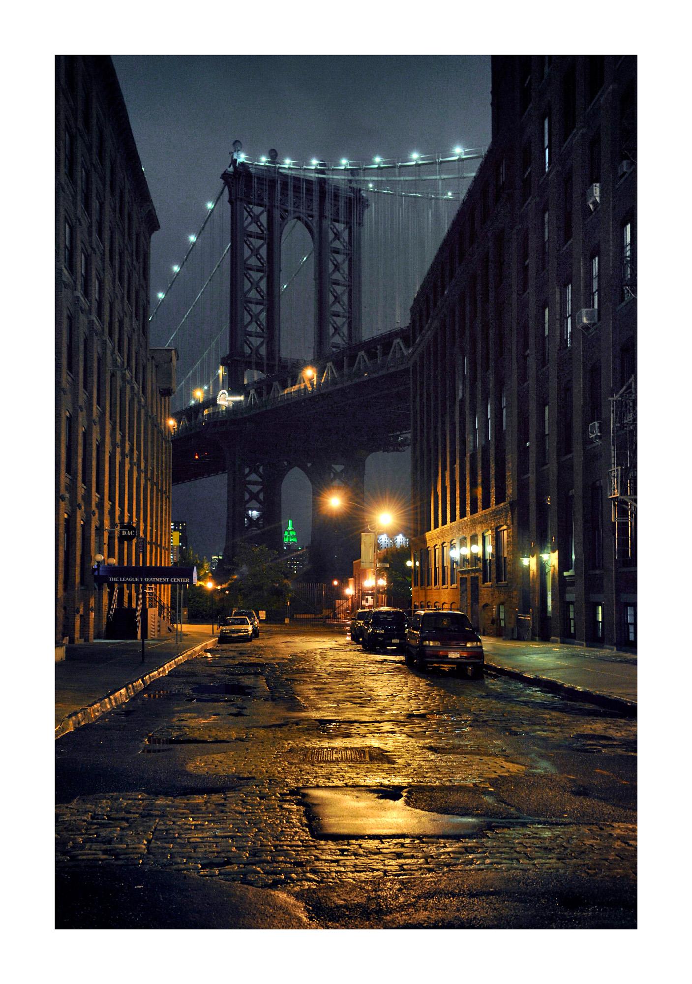 American Washington Bridge, New York, Color Photography Fine Art Print by Rainer Martini For Sale
