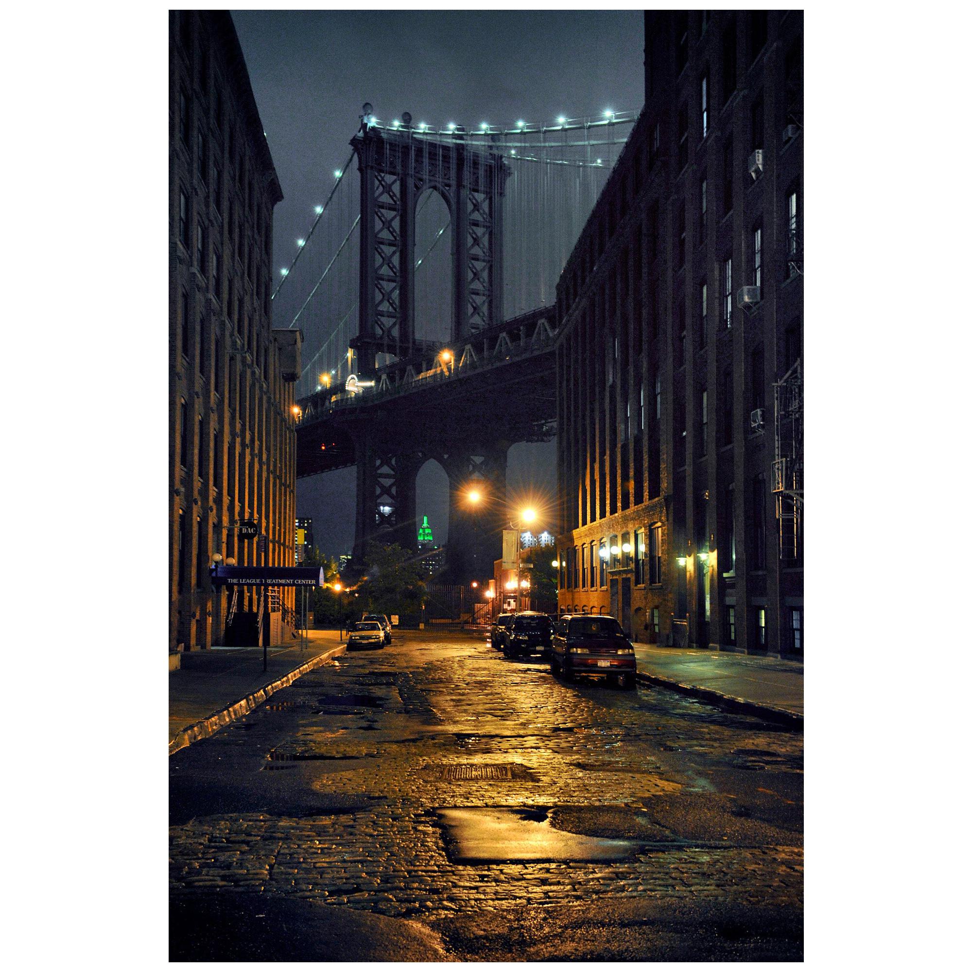 Washington Bridge:: New York:: Farbfotografie Kunstdruck von Rainer Martini im Angebot