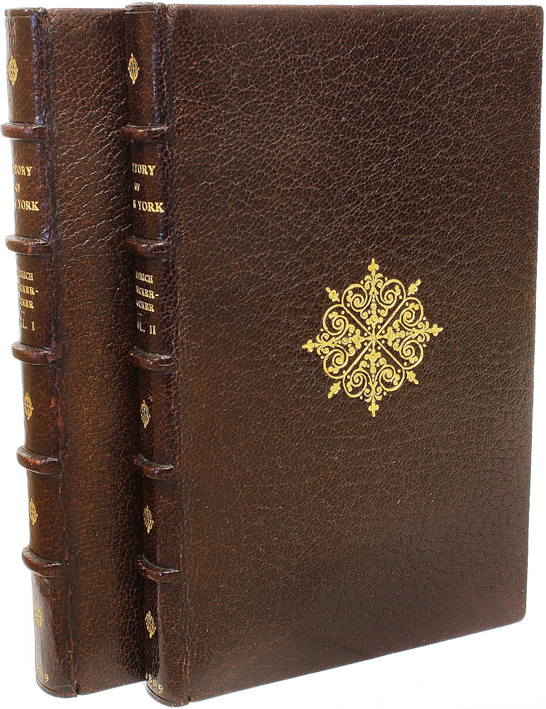 AUTHOR: IRVING, Washington [Diedrich Knickerbocker]. 

TITLE: A History of New York, From the Beginning of the World to the End of the Dutch Dynasty, Containing Among many Surprising and Curious Matters, the Unutterable Ponderings of Walter the