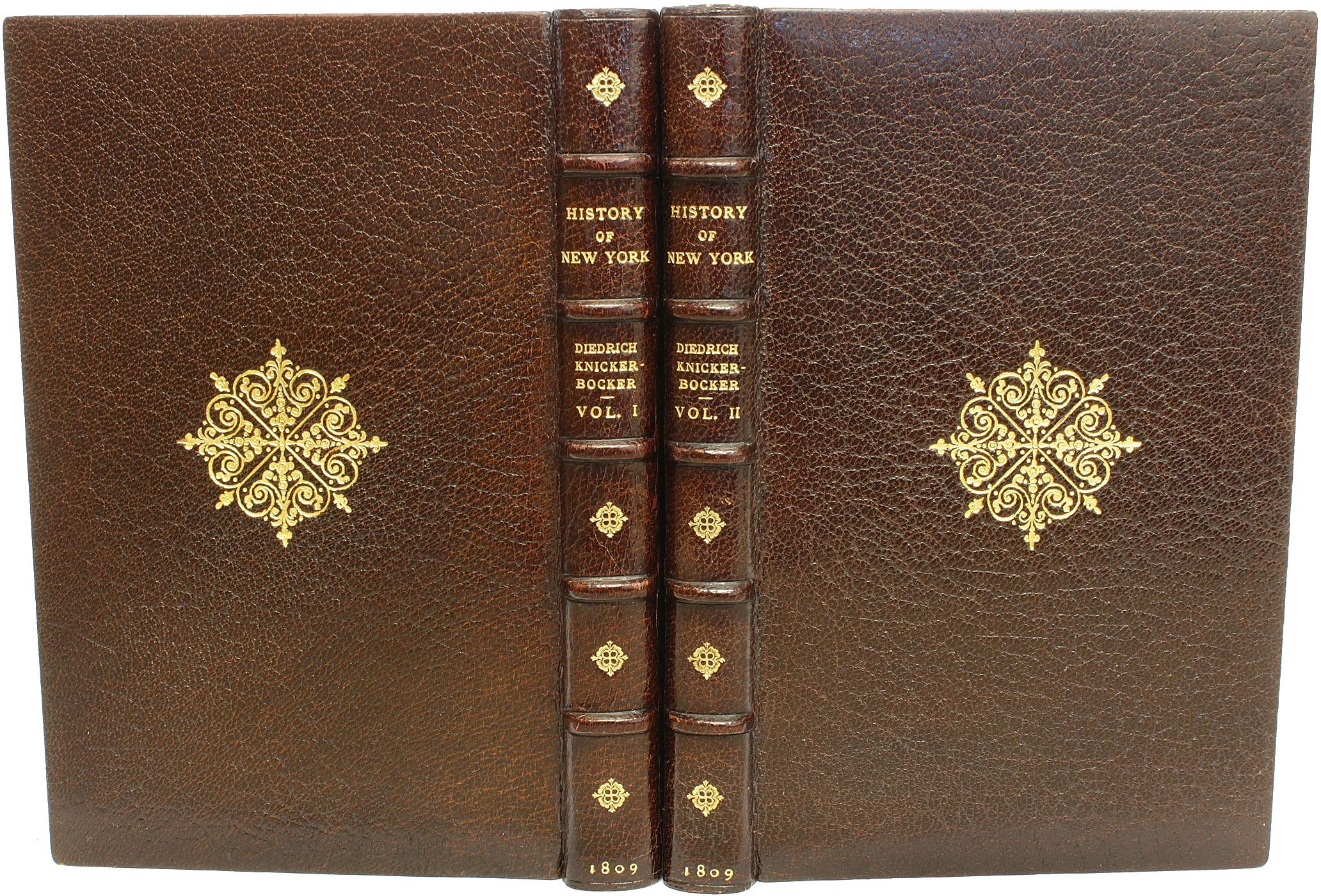 American Washington IRVING - A History of New York - 1809 - FIRST EDITION ! For Sale