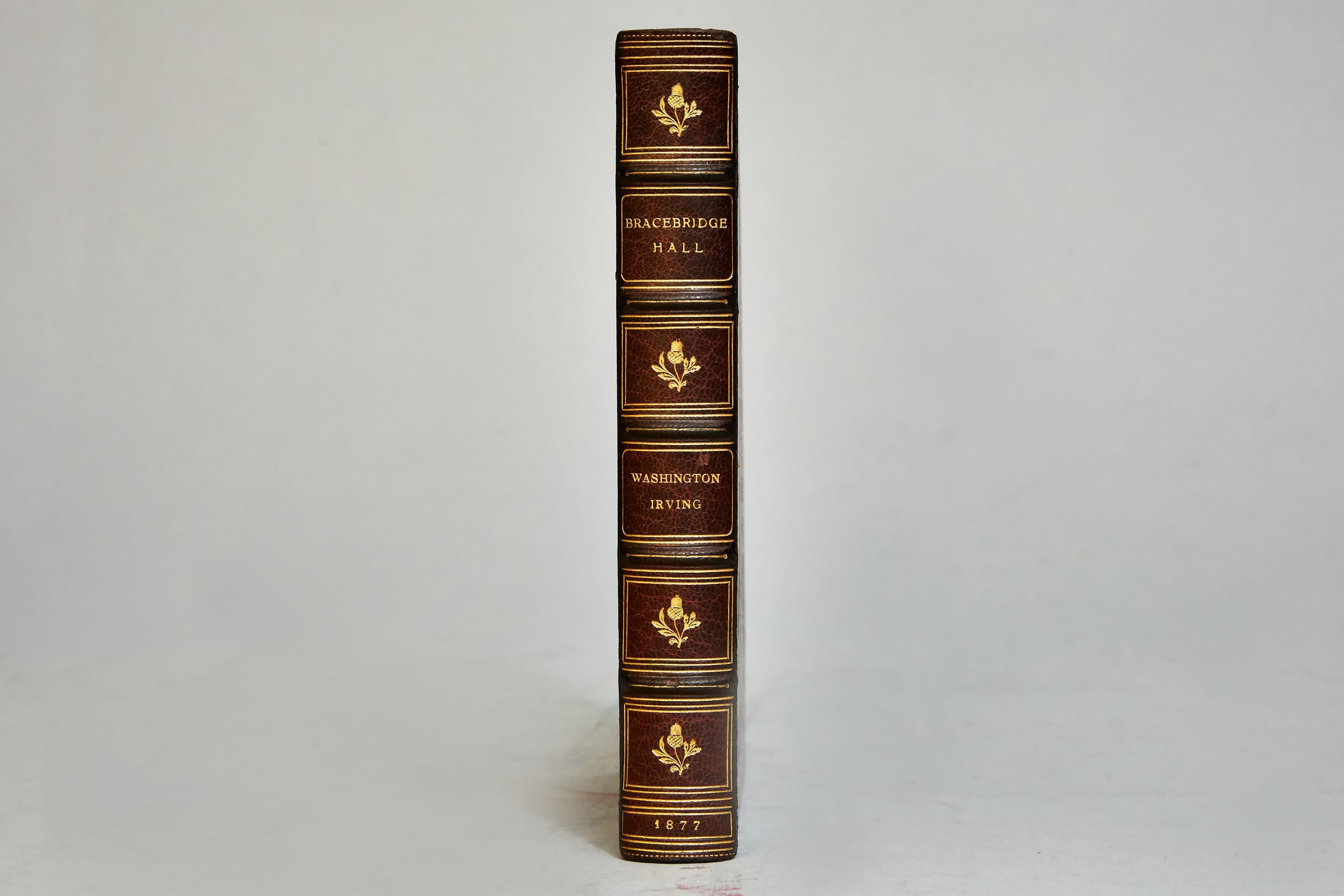 Illustrated by R. Caldecott

Bound in full green Morocco with the original covers bound into the rear, all edges gilt, raised bands ornate floral gilt on spine and covers. 

Published: London, Macmillan & Co., 1877

First Edition.