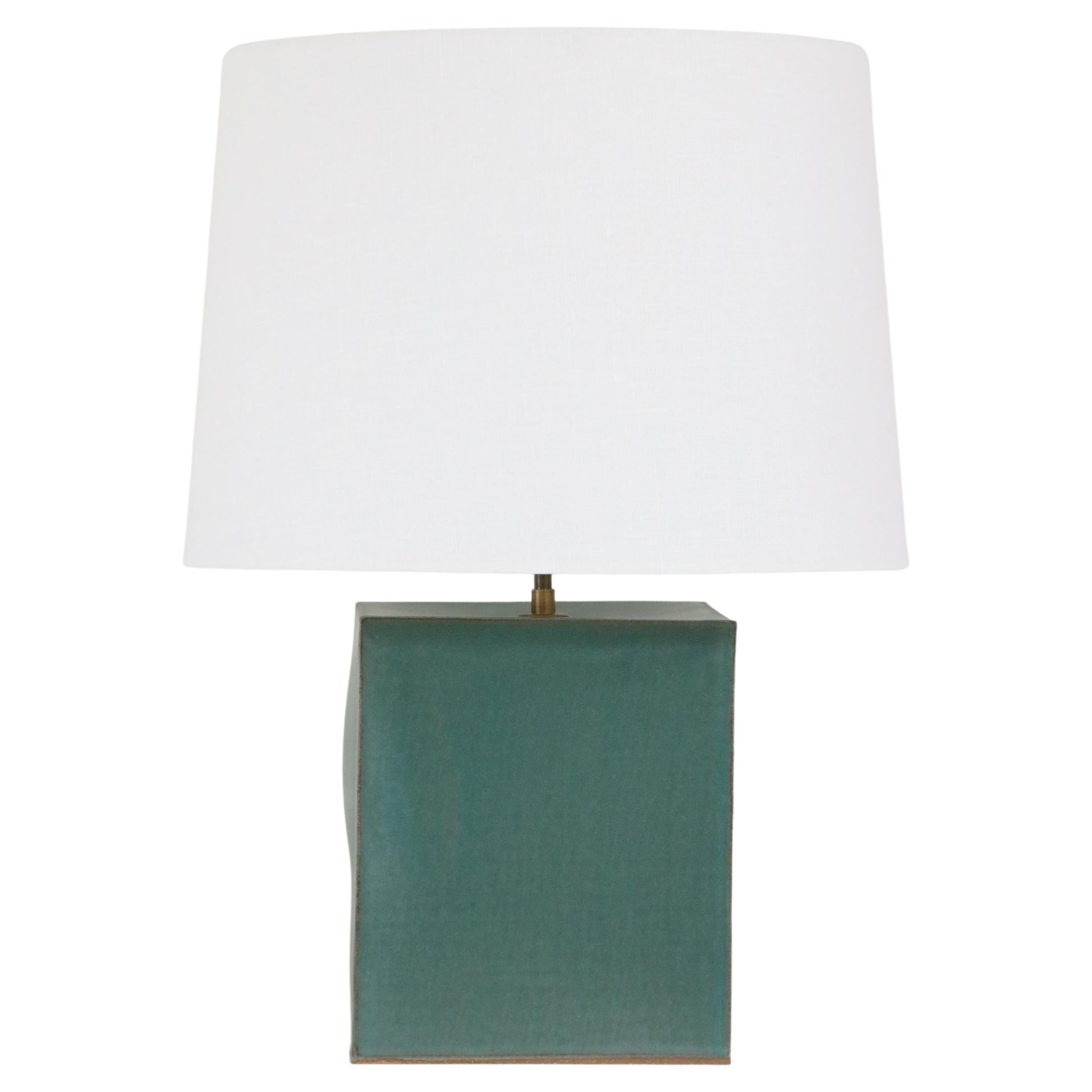 Very Large Grey Earthenware Lamp at 1stDibs