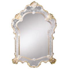 Miroir de luxe de Murano de Washington