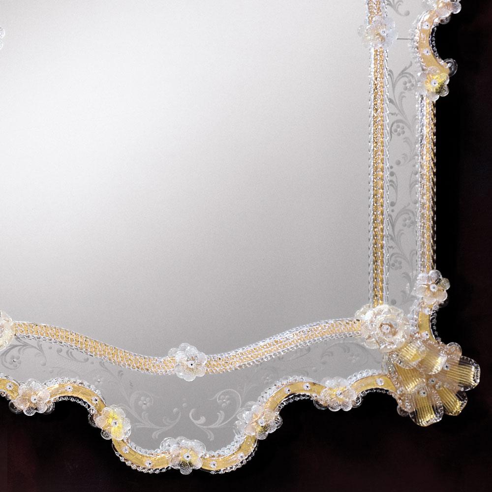 Miroir de luxe de Murano de Washington Neuf - En vente à Roma, IT