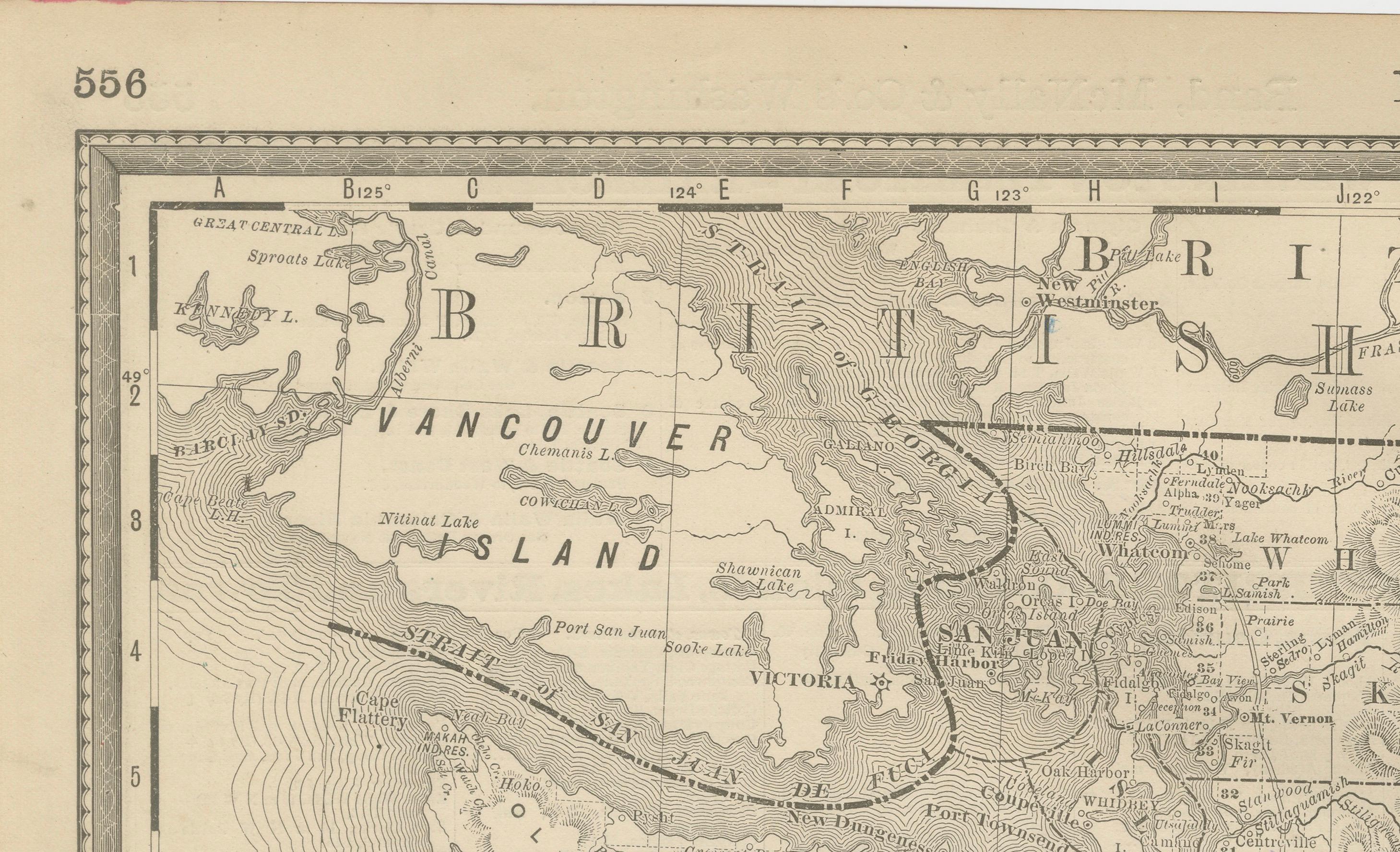 Antique Map of Washington – Railroads, Counties & Indian Reservations, 1888

This original engraved map shows the Territory of Washington in 1888, a historically important moment just one year before it achieved statehood in 1889. Produced by Rand,