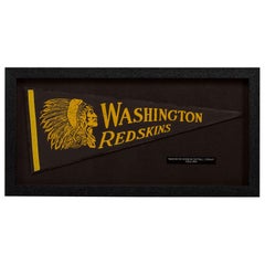 Vintage Washington Redskins Pennant, circa 1940