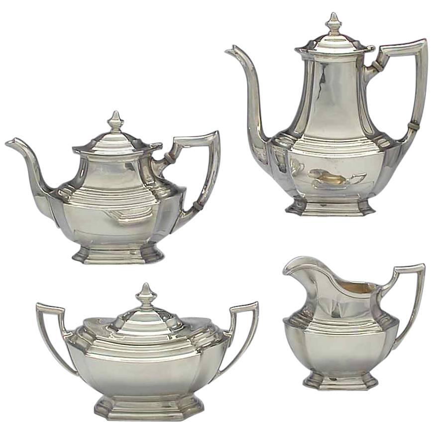 Washington, Sterling Silver Tea Set by Wallace