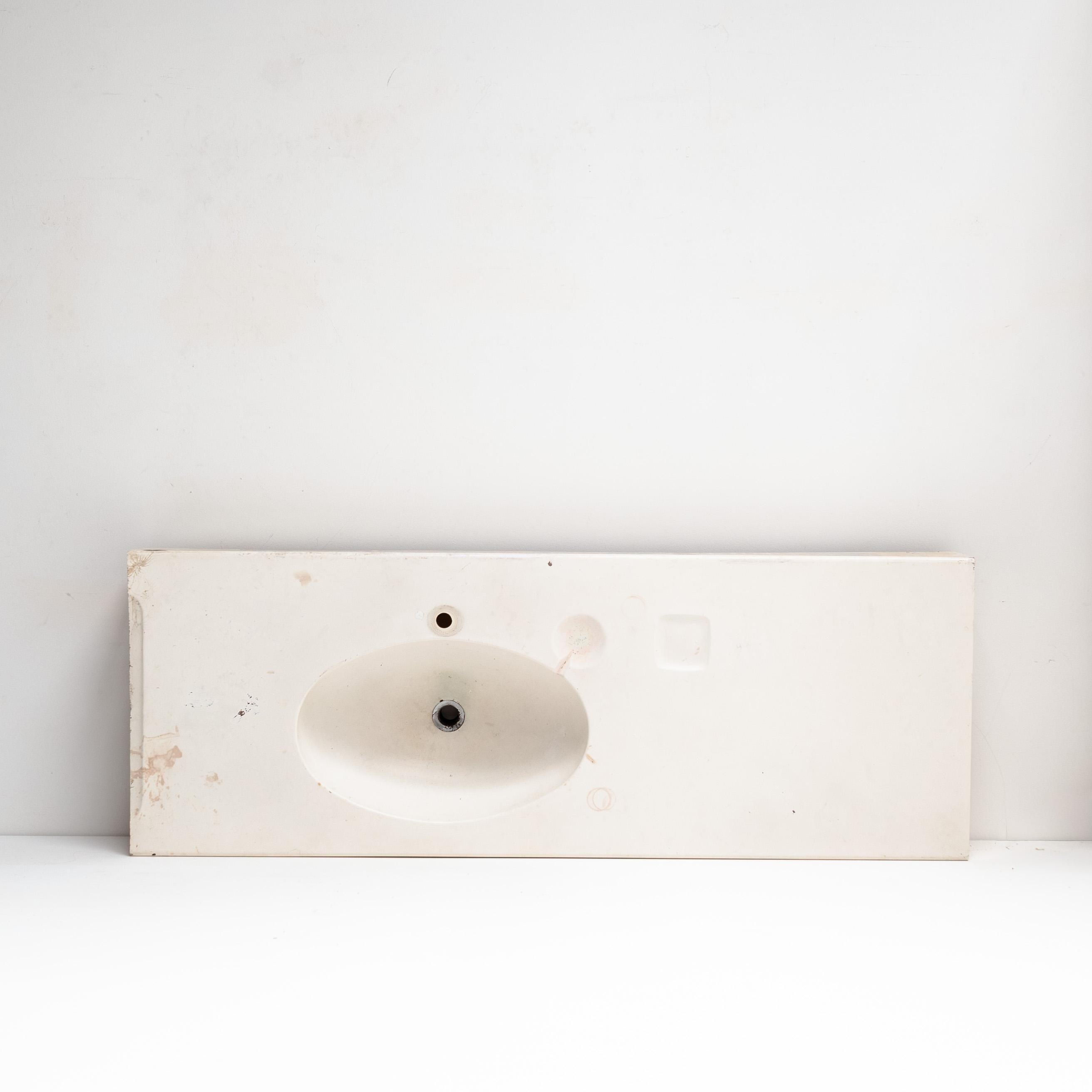 Waschtisch, Waschbecken, Charlotte Perriand, Les Arcs, Frankreich, 1970er Jahre (20. Jahrhundert) im Angebot