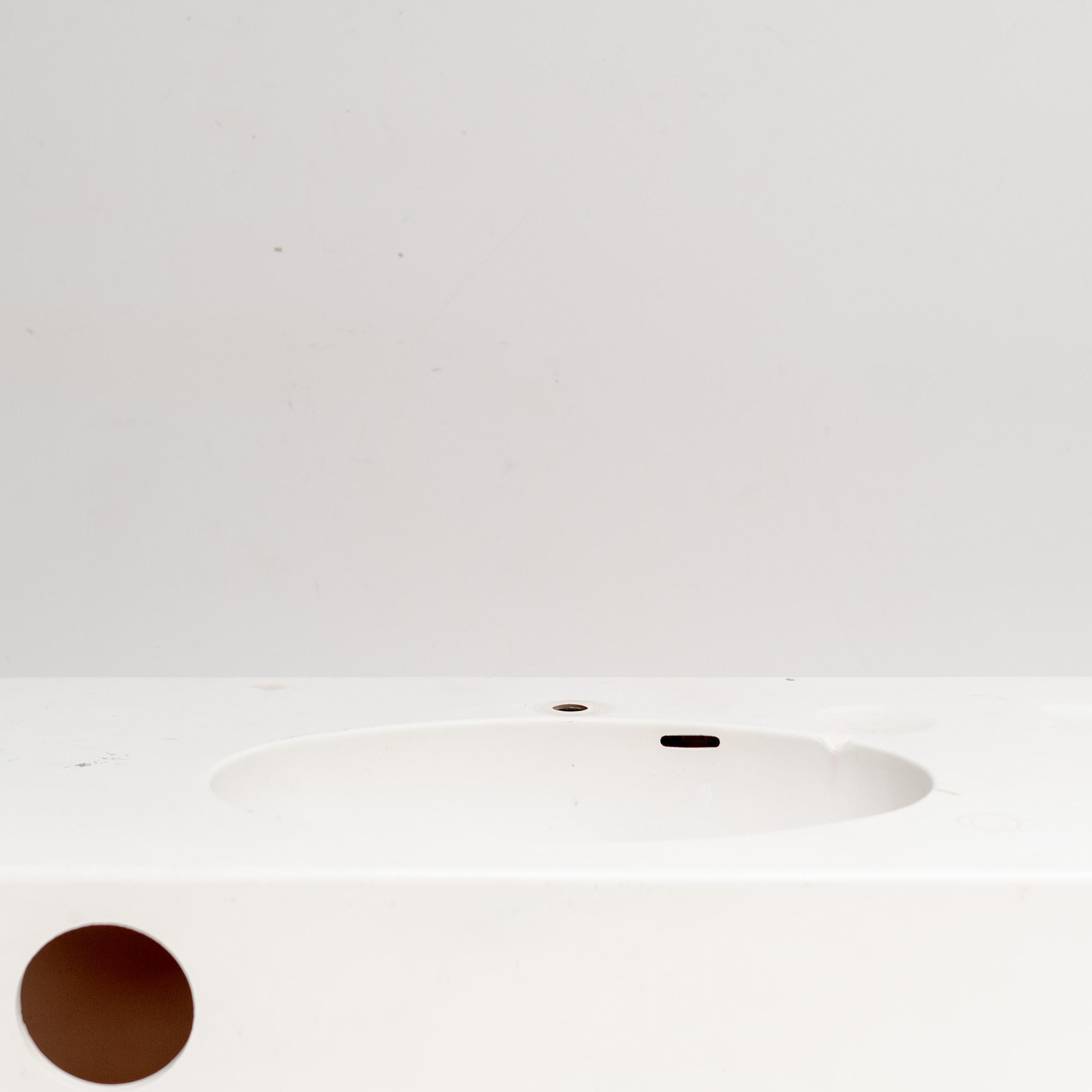 Waschtisch, Waschbecken, Charlotte Perriand, Les Arcs, Frankreich, 1970er Jahre (Glasfaser) im Angebot