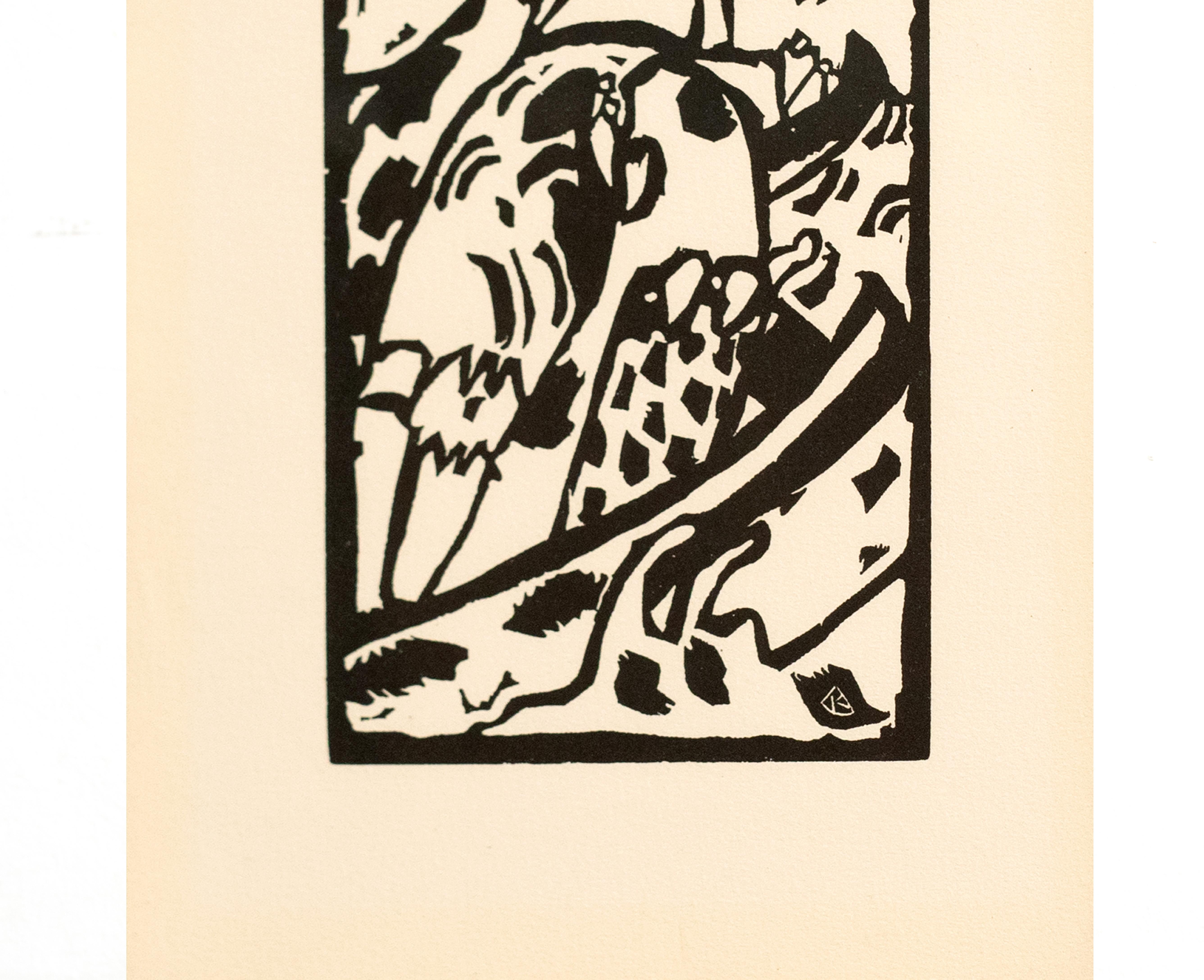 Wasilly Kandinsky, Wood Engraving for 
