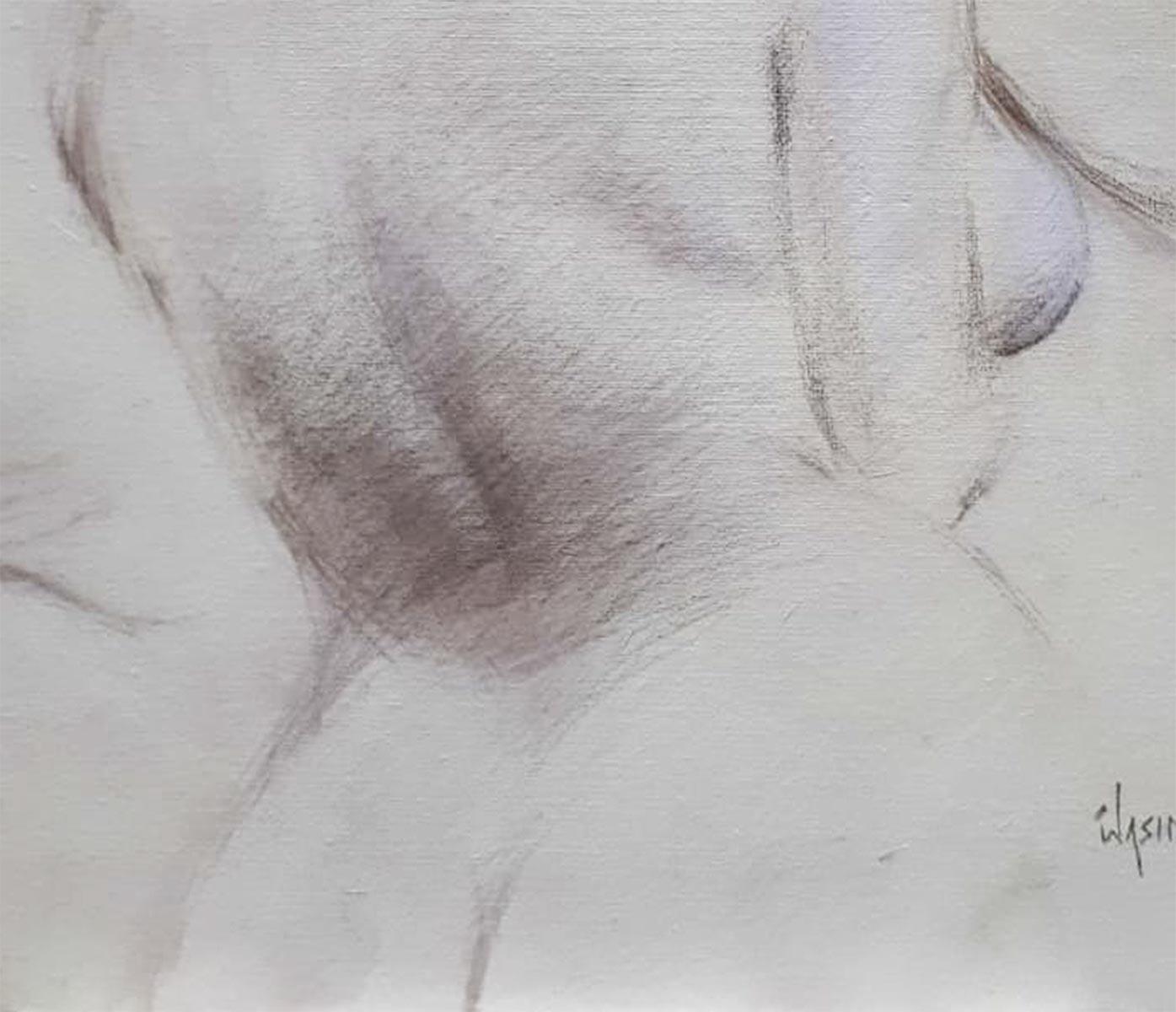conte figure drawing