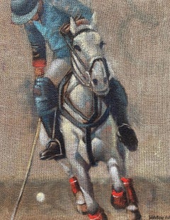 In difesa - 21° secolo, Contemporaneo, Ritratto figurativo, Cavaliere, Sport