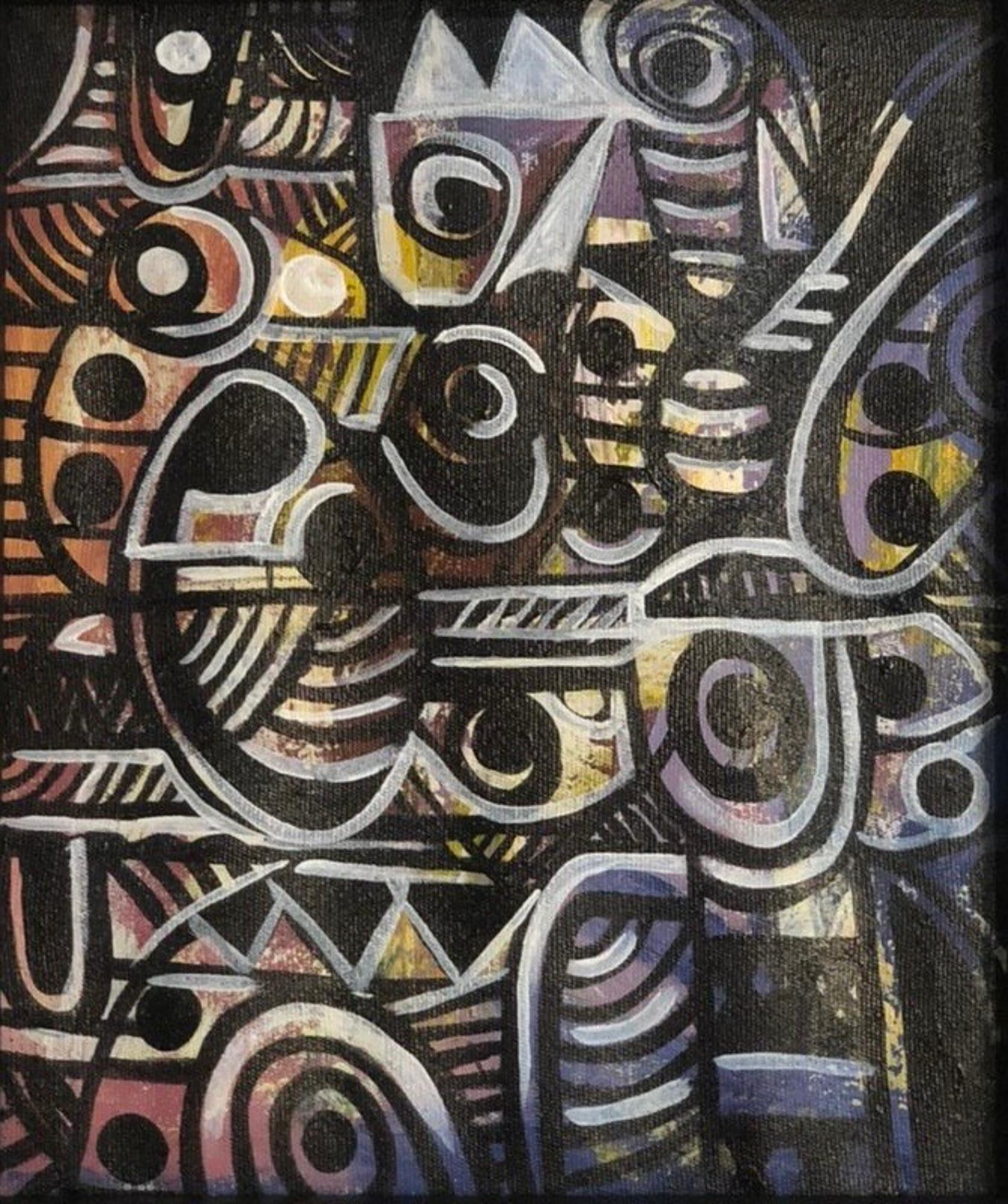 Motivi d'Africa 2 -21° Secolo Contemporaneo, Espressionismo Astratto, Design