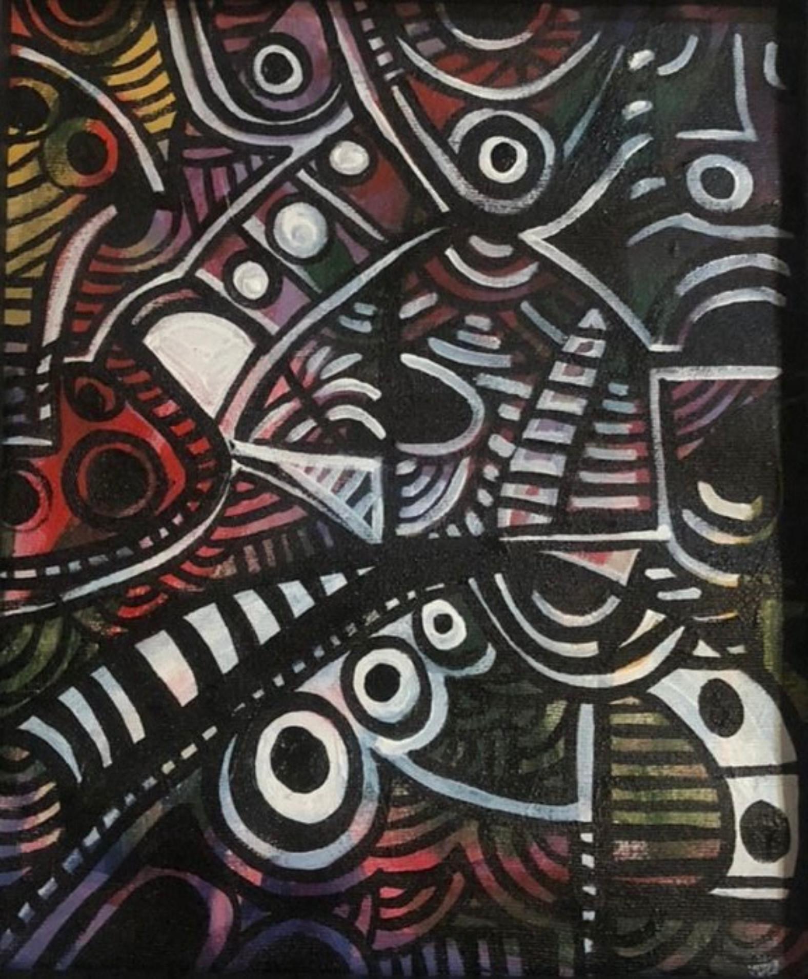 Afrika-Motive 5 -21. Jahrhundert Zeitgenössisch, Abstrakter Expressionismus, Design