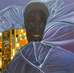 Awaiting - 21st Century, Contemporary, Figurative Portrait, Africa, Modern Women