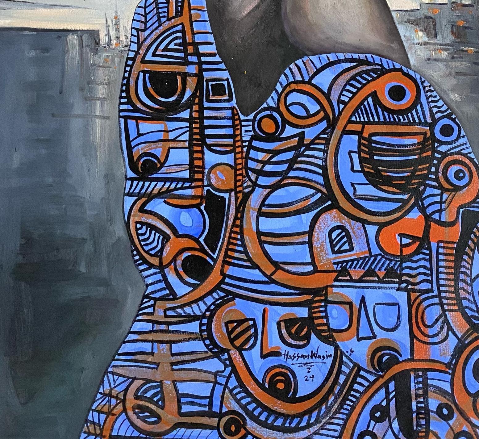 Versandverfahren
Versand in einem gut geschützten Rohr aus Nigeria
Dieses Werk ist ein Unikat, kein Druck oder eine andere Art von Kopie.
Begleitet von einem Echtheitszertifikat (ausgestellt von der Galerie)

Über den Künstler
Hassan Wasiu Sunday