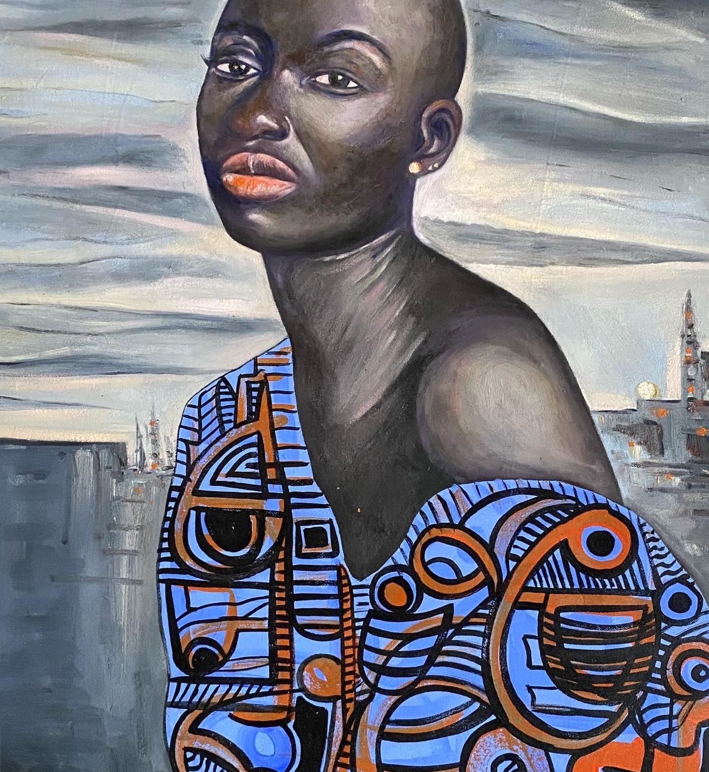 Be Yourself - 21. Jahrhundert, Contemporary, Figurativ, Porträt, Afrika, Frauen im Angebot 1