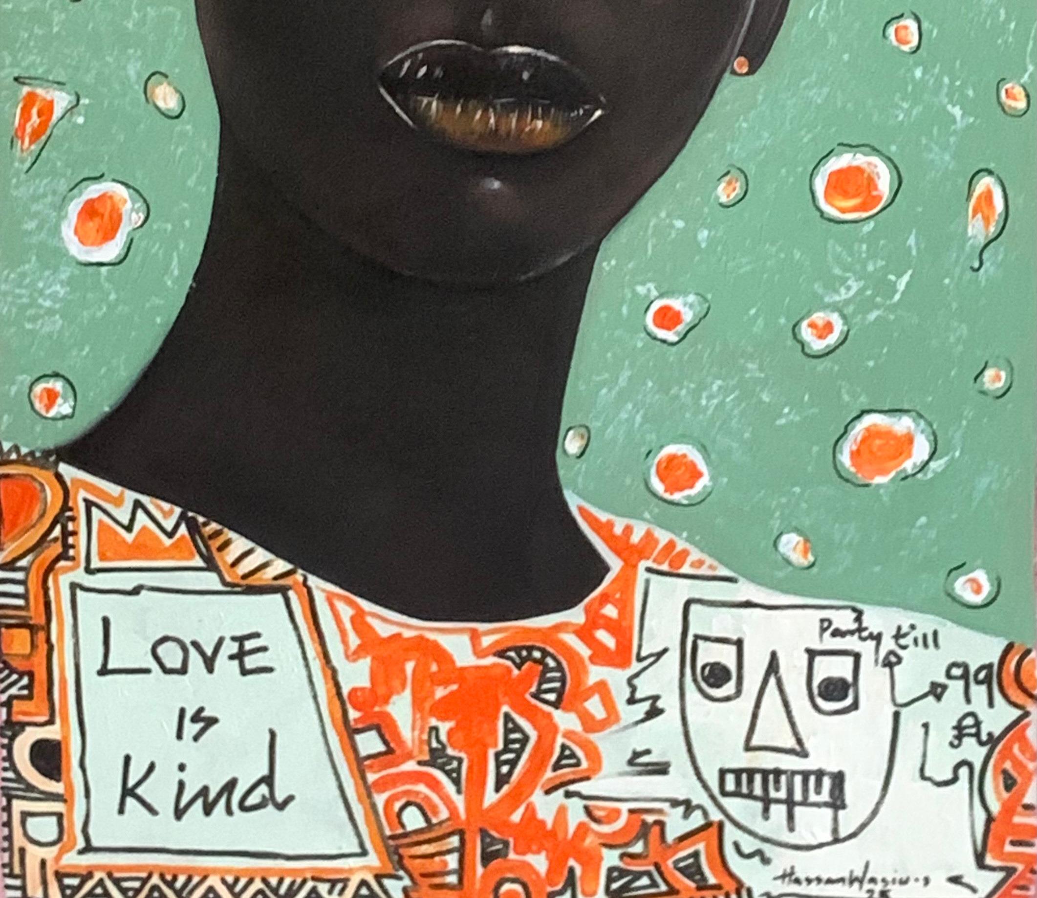 Love is Kind - 21. Jahrhundert, Zeitgenössisch, Figuratives Portrait, Afrika Frauen im Angebot 1