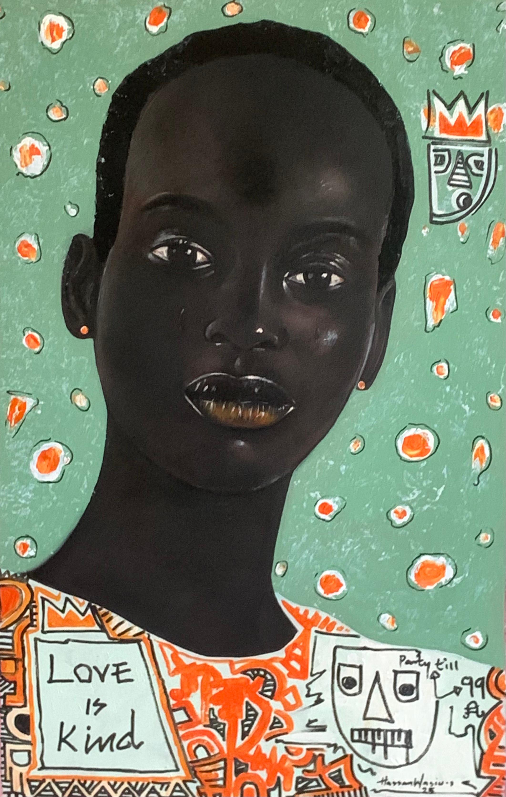 Love is Kind - 21st Century, Contemporary, Figurative Portrait, Africa Women