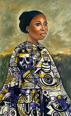 Las mujeres son dioses - Siglo XXI, Contemporáneo, Figurativo, Retrato, África, Mujeres