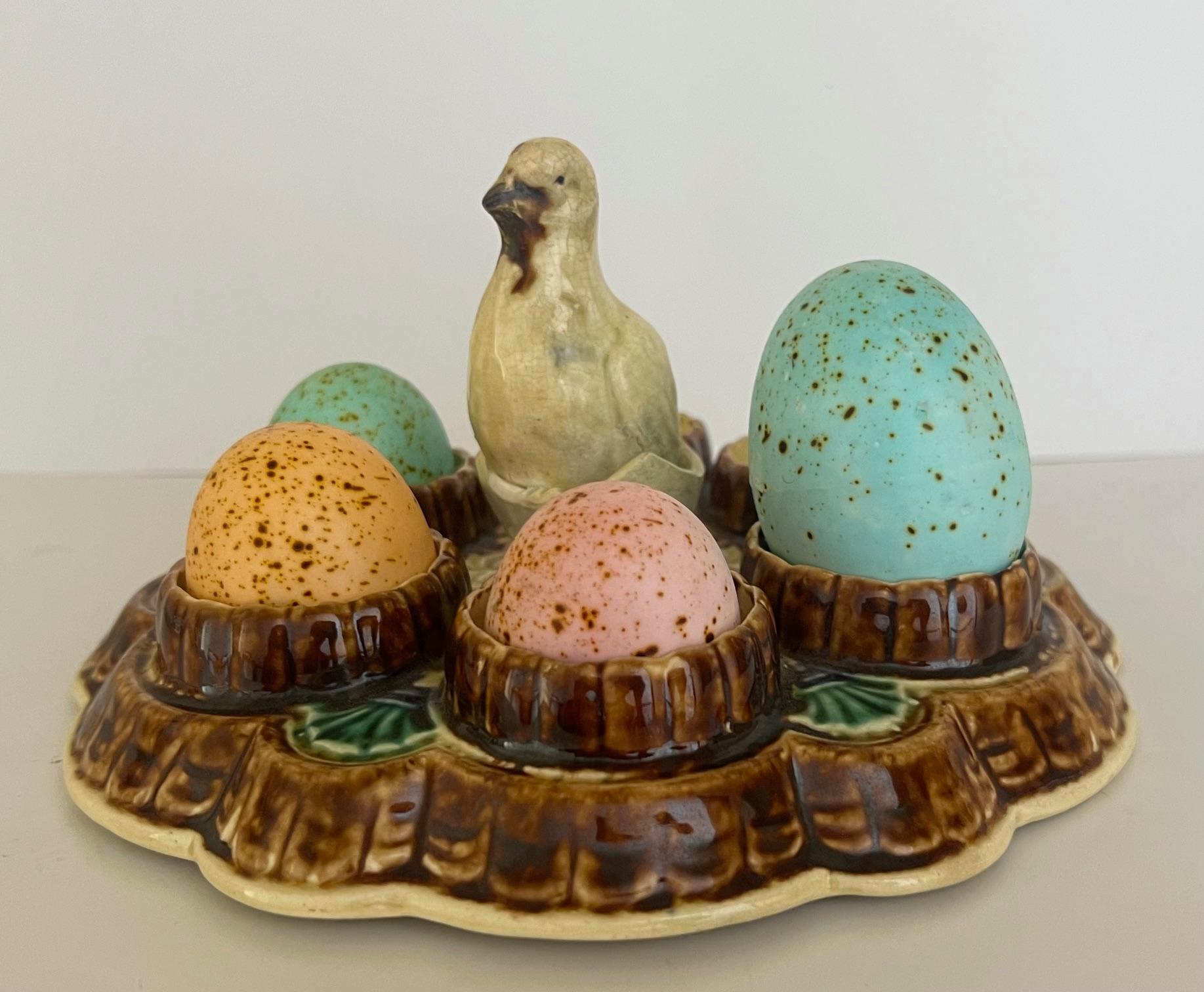 Wasmuel Egg Dish, Belgium C 1880 1
