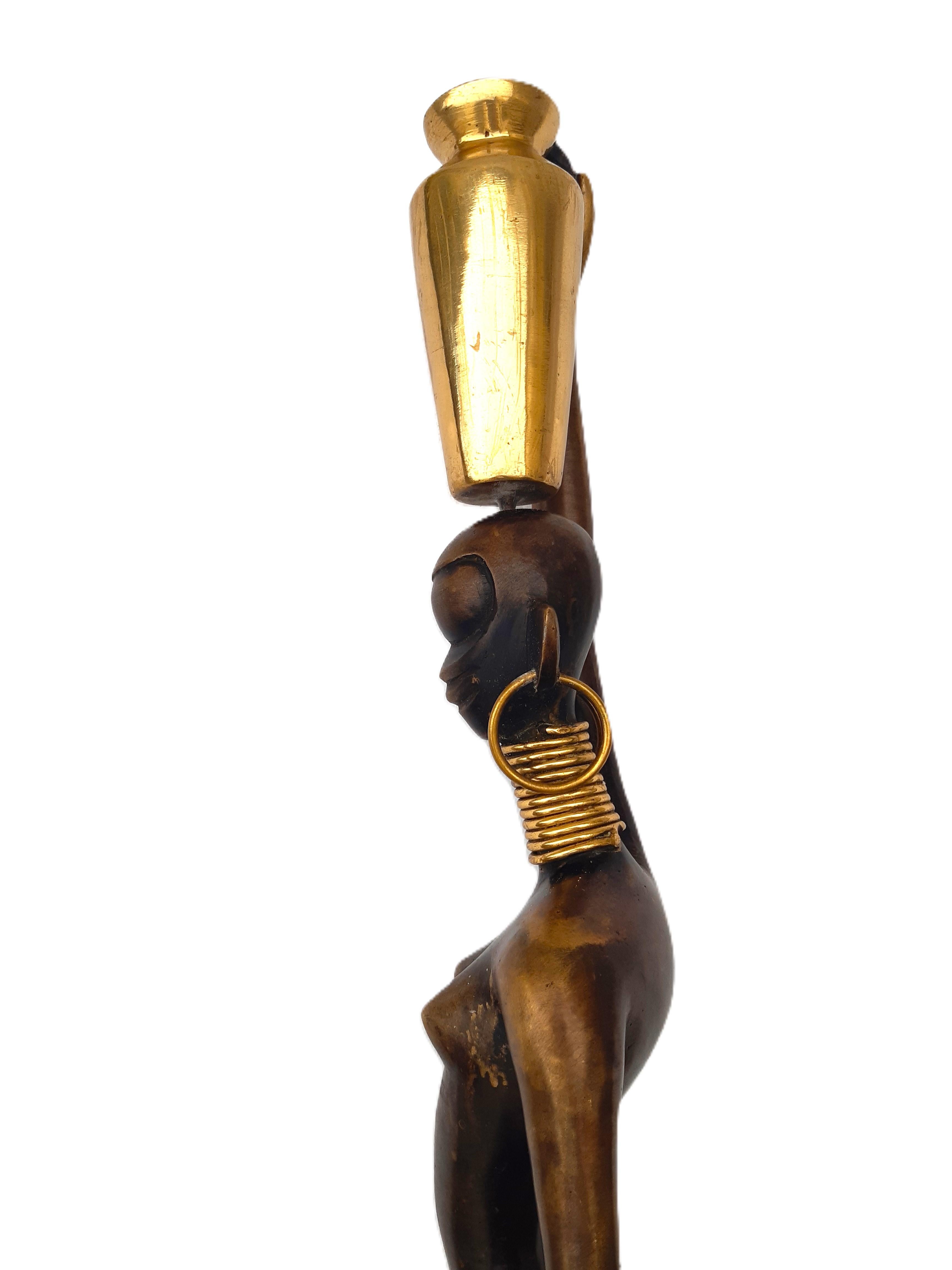 Wasserträgerin Bronze nach Karl Hagenauer 98cm 60er Jahre In condizioni buone in vendita a Aachen, DE