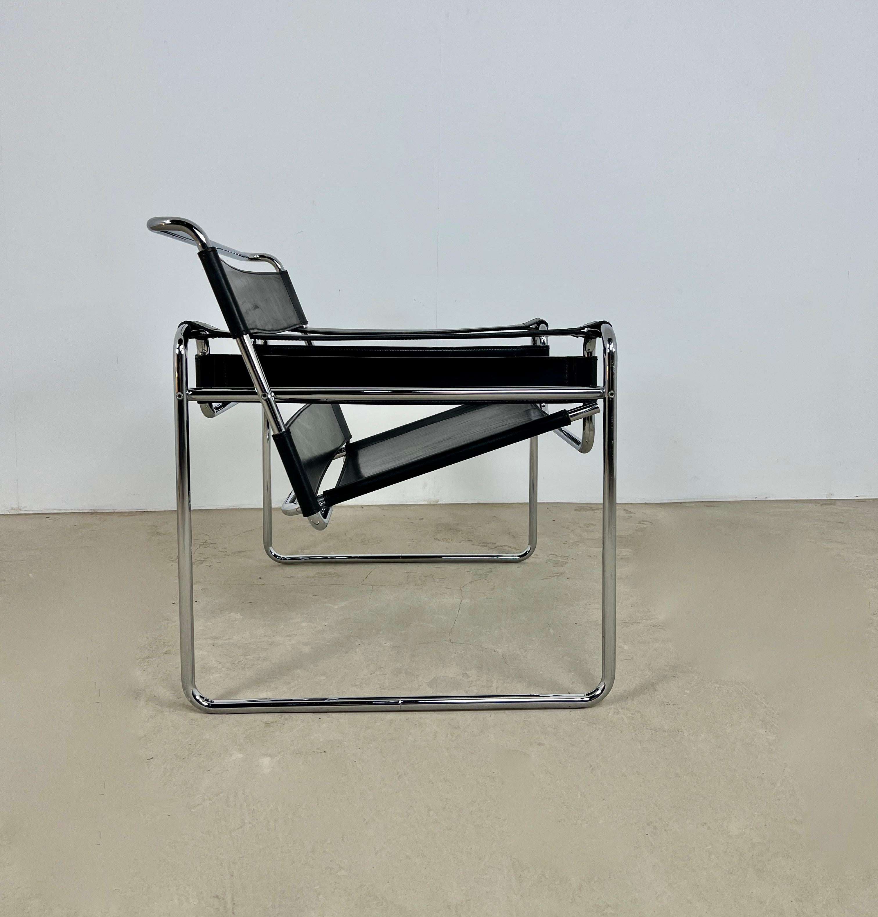 Late 20th Century Wassily Armchair by Marcel Breuer for Gavina, 1972