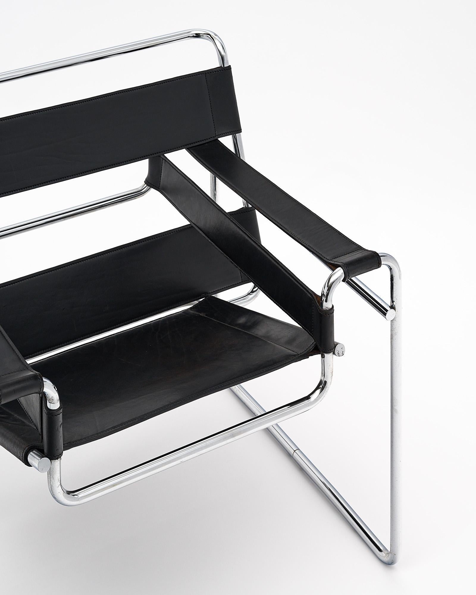Wassily Armchairs by Marcel Breuer For Sale 1