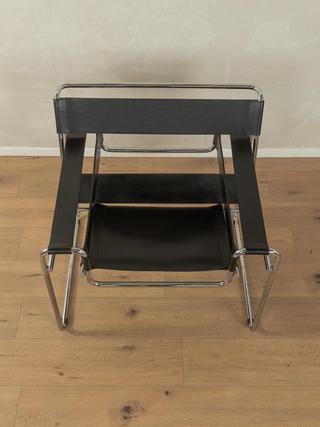 Italian Wassily Chair B3 by Marcel Breuer For Sale
