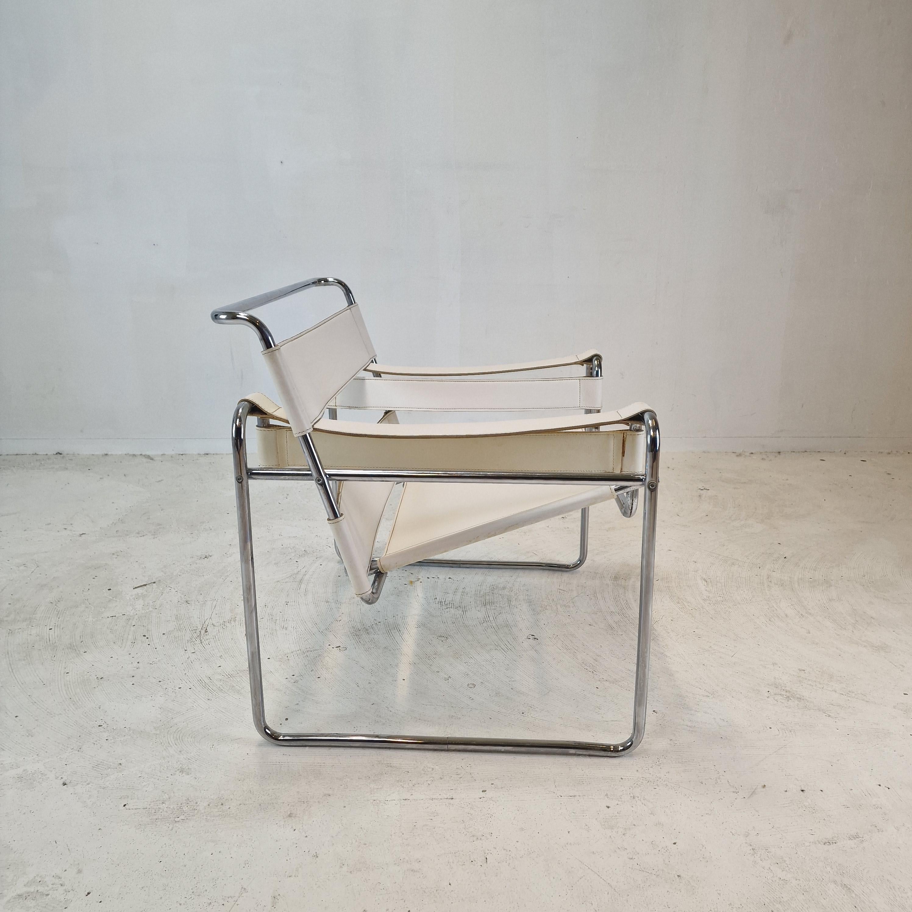 Late 20th Century Wassily Chair by Marcel Breuer, 1980s For Sale