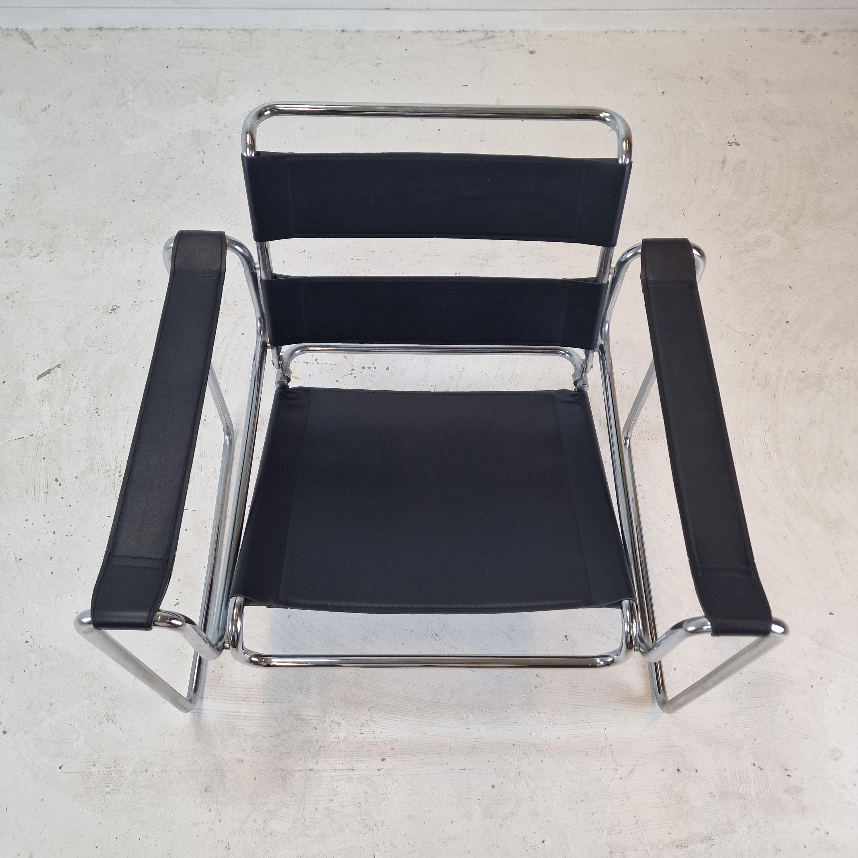 Wassily Chair by Marcel Breuer, 1980s For Sale 1