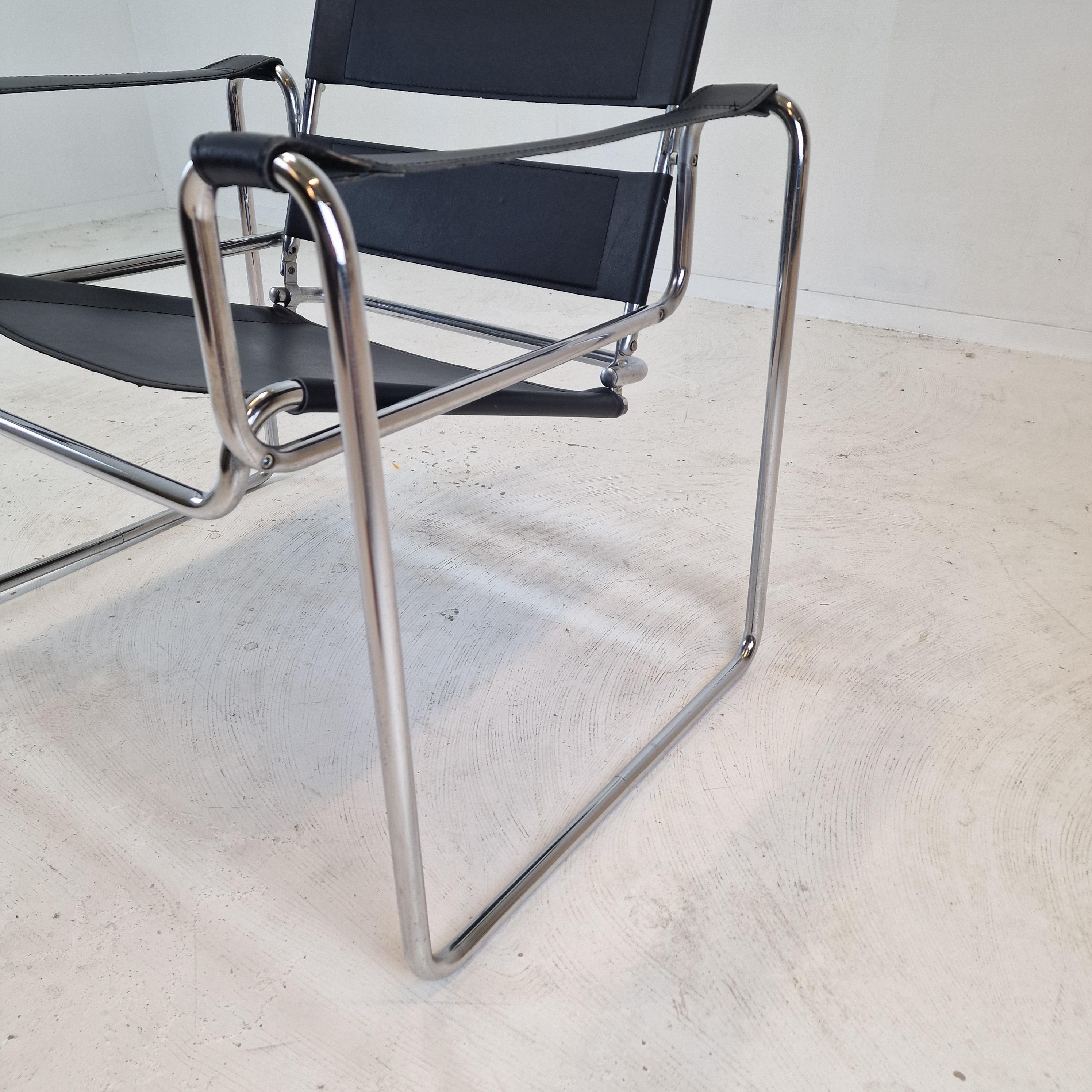 Wassily Chair by Marcel Breuer, 1980s For Sale 2