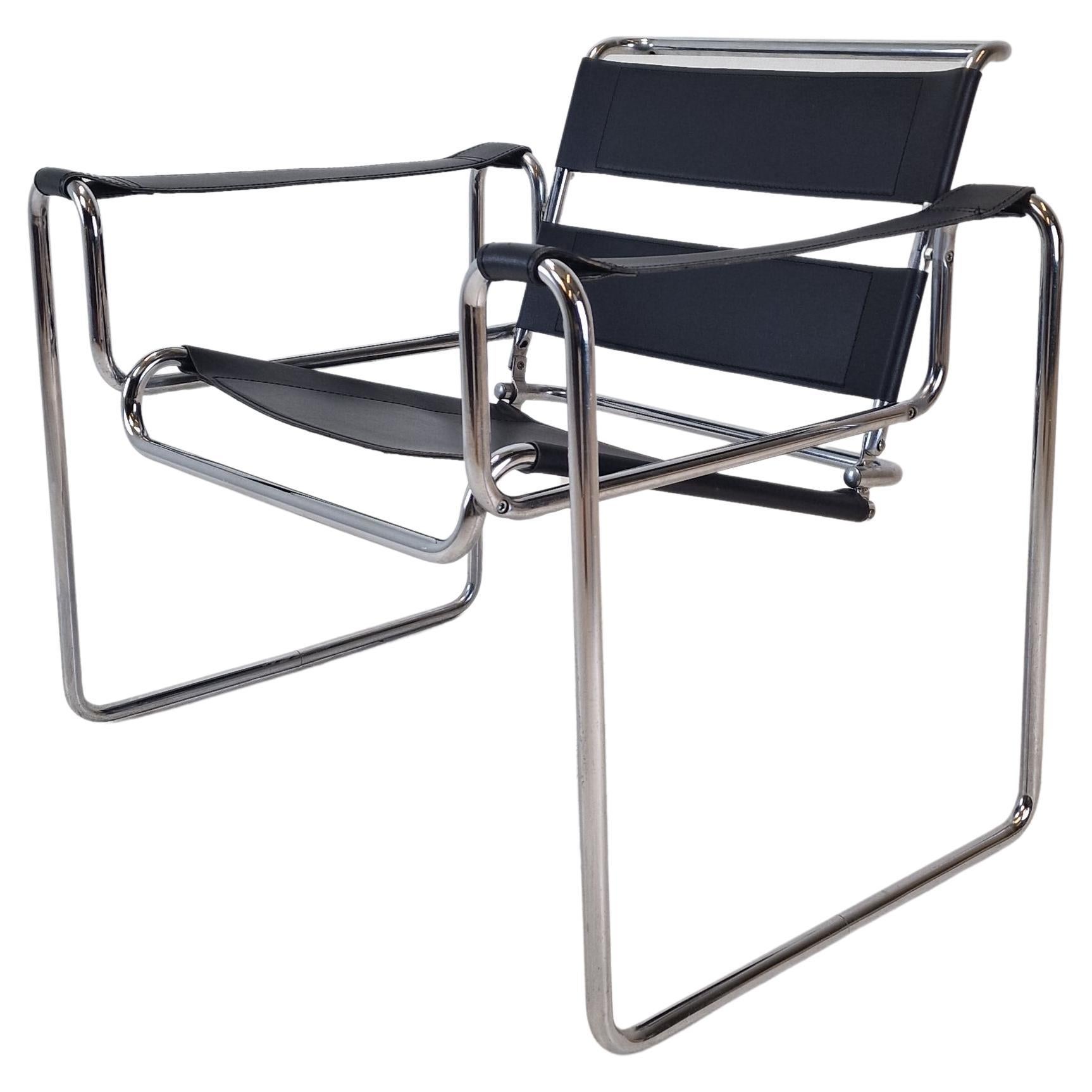 Wassily Chair by Marcel Breuer, 1980s For Sale