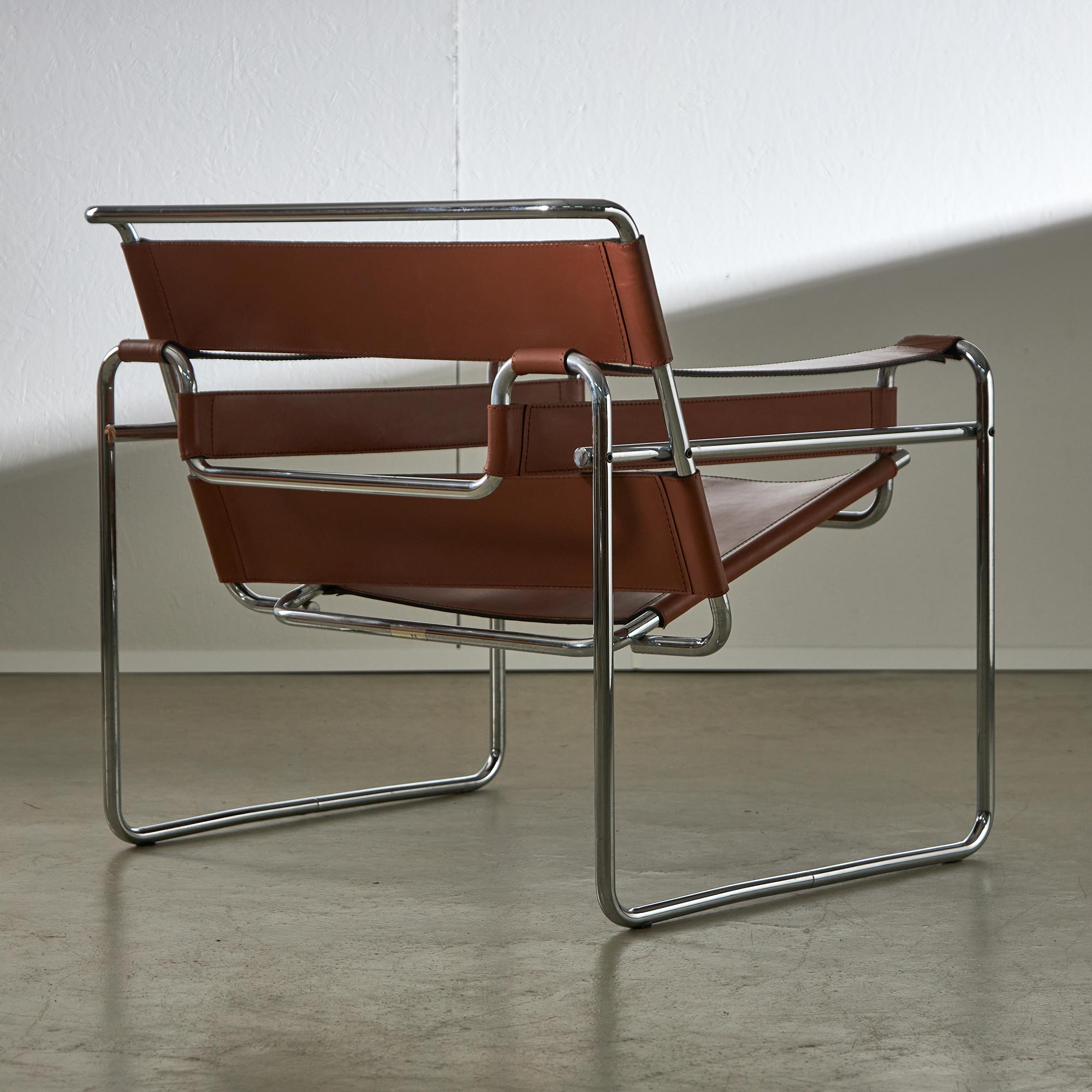 20th Century Wassily Chair by Marcel Breuer for Gavina, 1920s