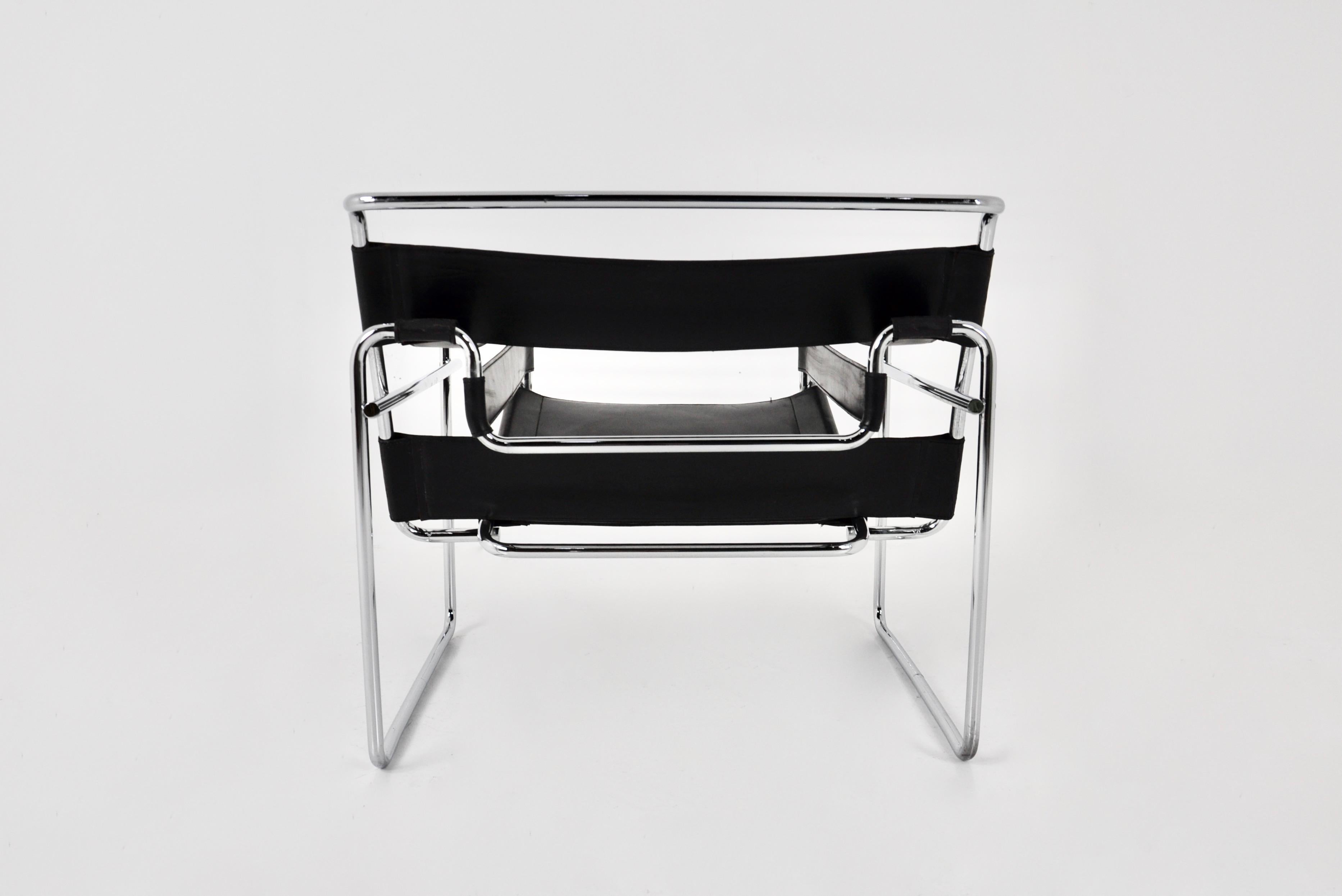 Wassily Chair by Marcel Breuer for Gavina, 1970s In Good Condition For Sale In bruxelles, BE