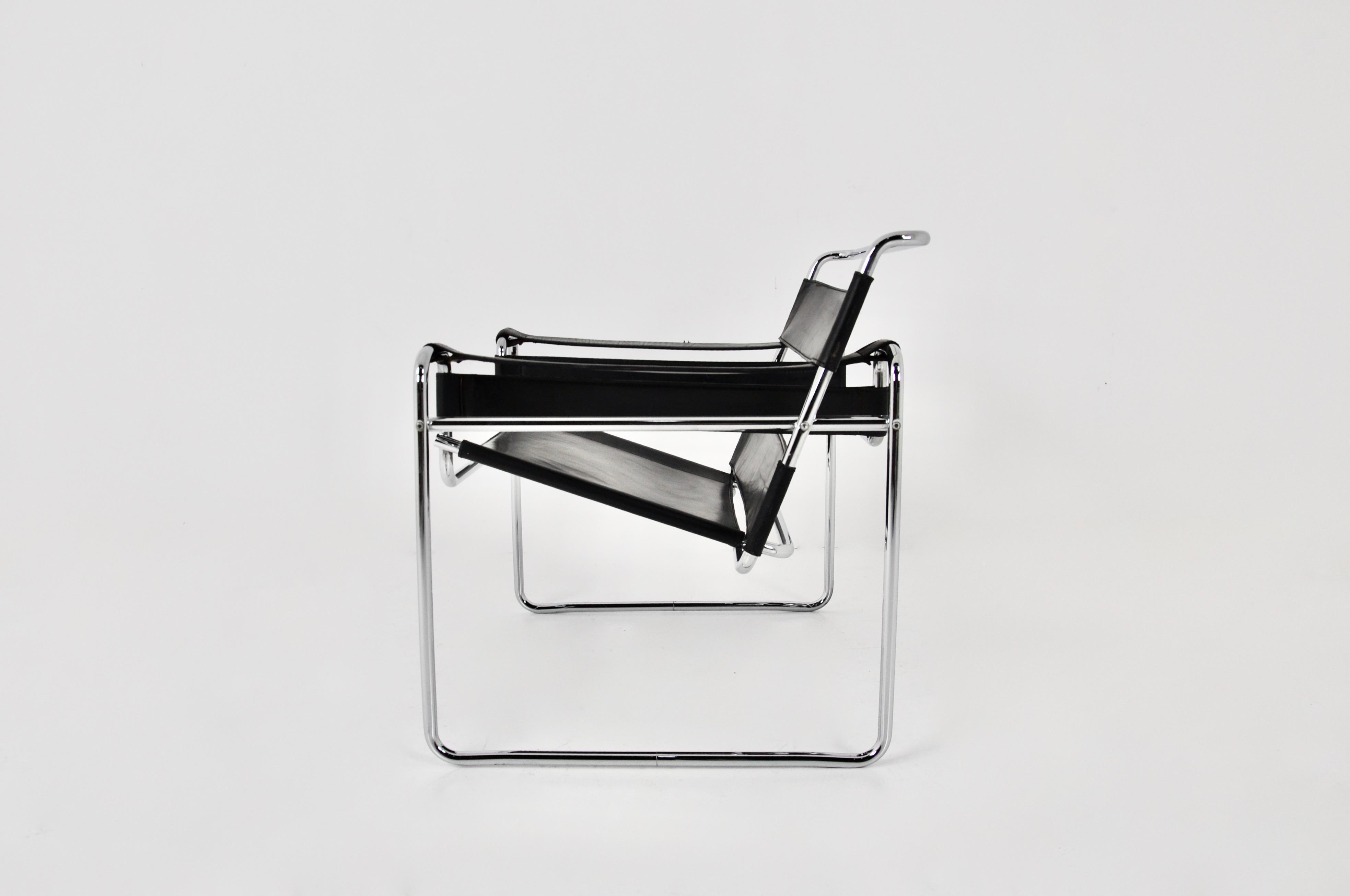 Late 20th Century Wassily Chair by Marcel Breuer for Gavina, 1970s For Sale